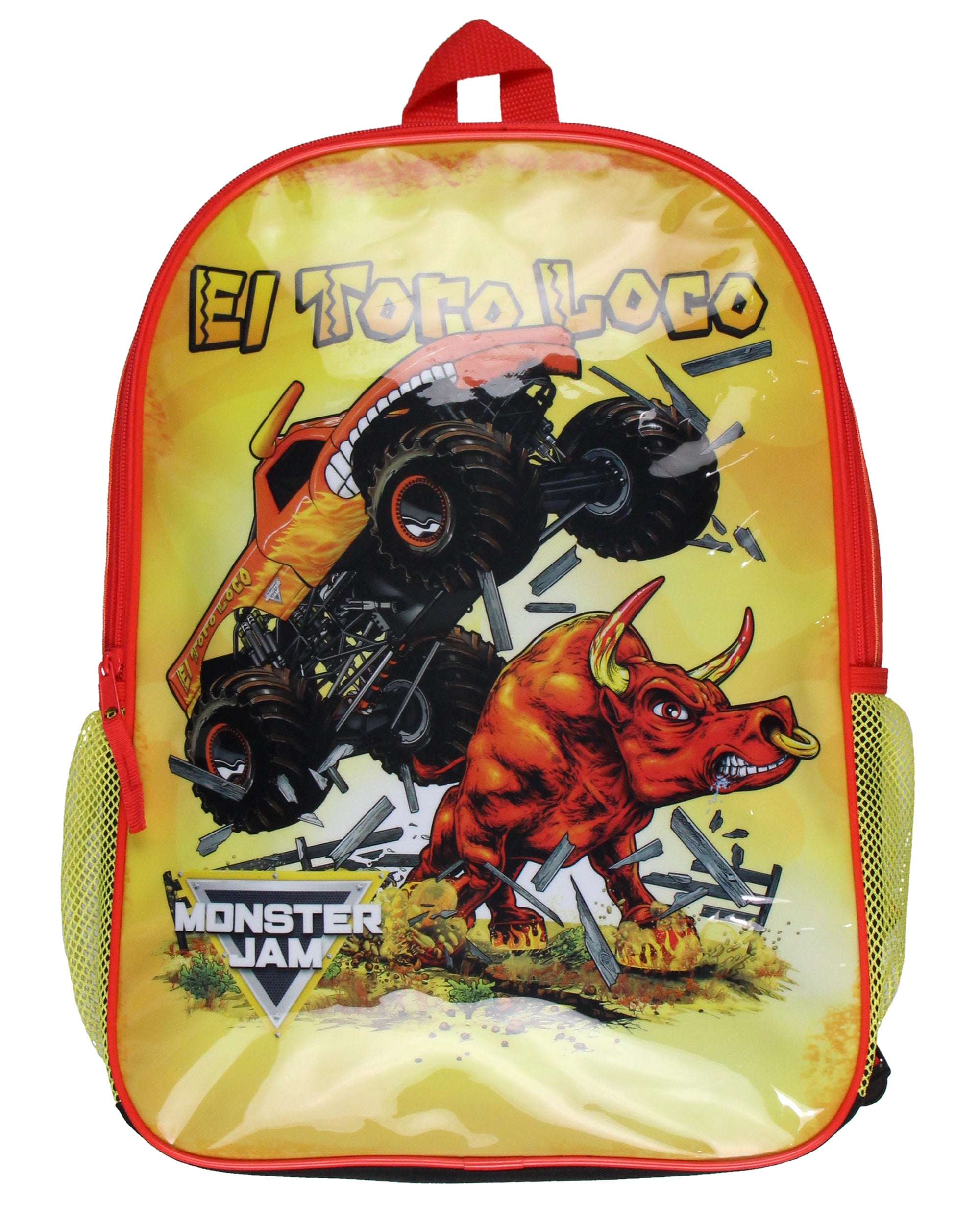 Monster Jam El Toro Loco Travel School Single Compartment Backpack For Daily Use