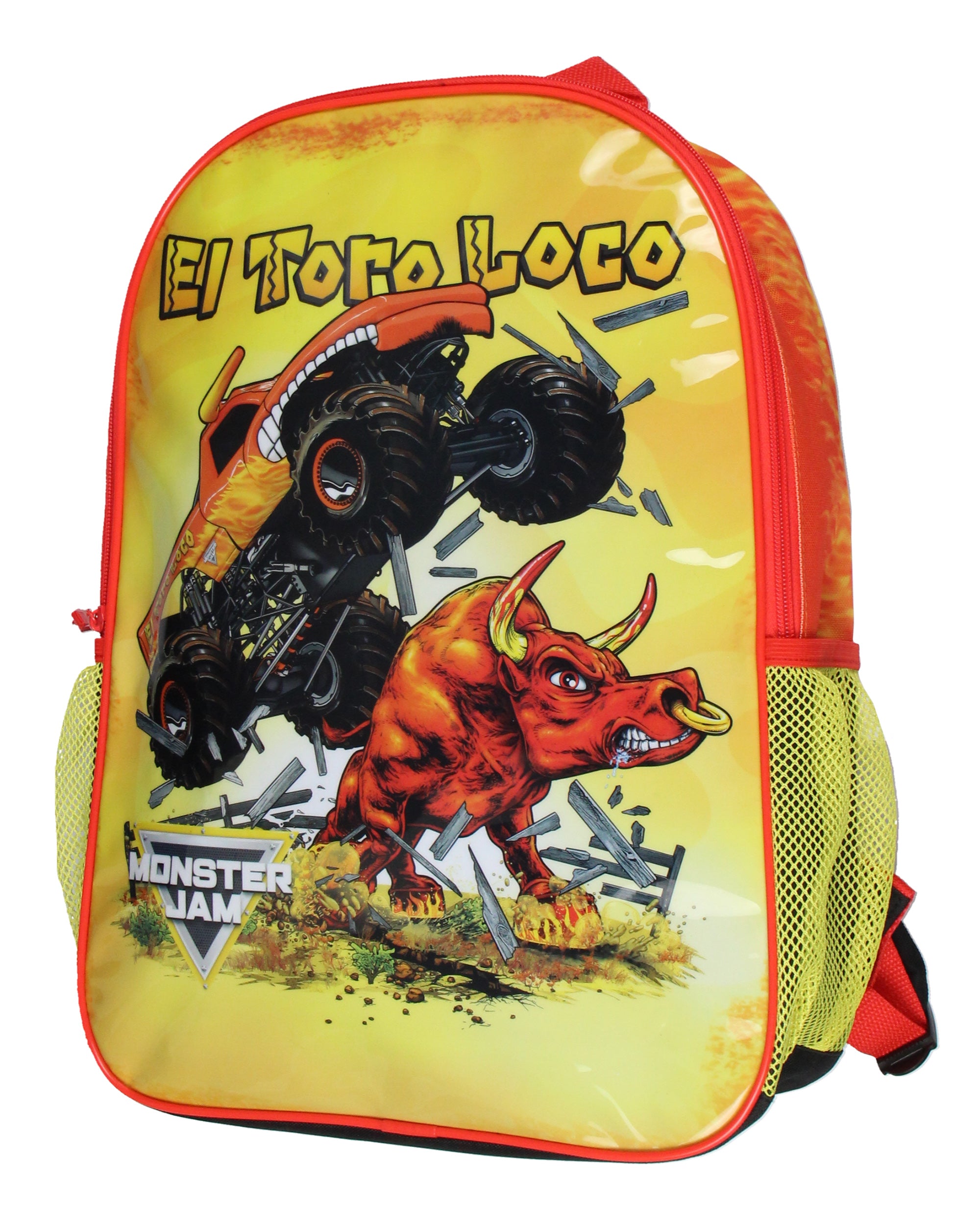 Monster Jam El Toro Loco Travel School Single Compartment Backpack For Daily Use