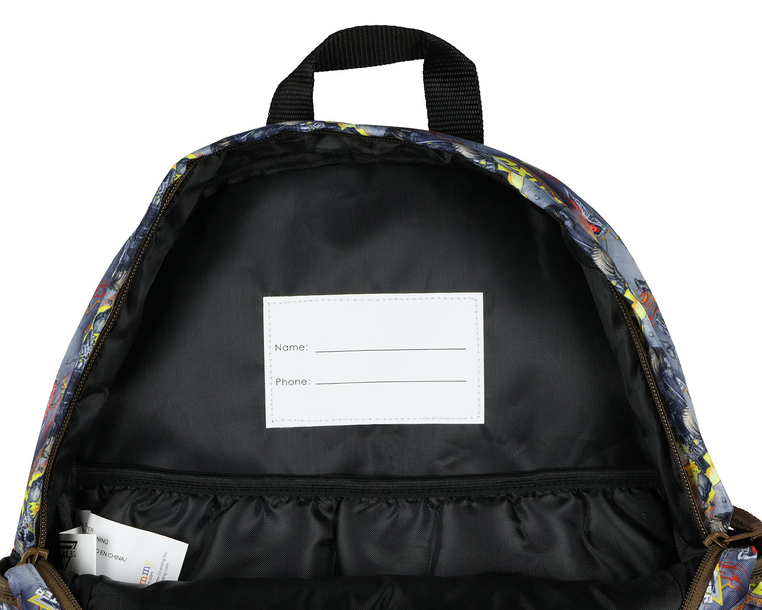Monster Jam Backpack Maximum Destruction Max-D Allover Design Travel Daypack