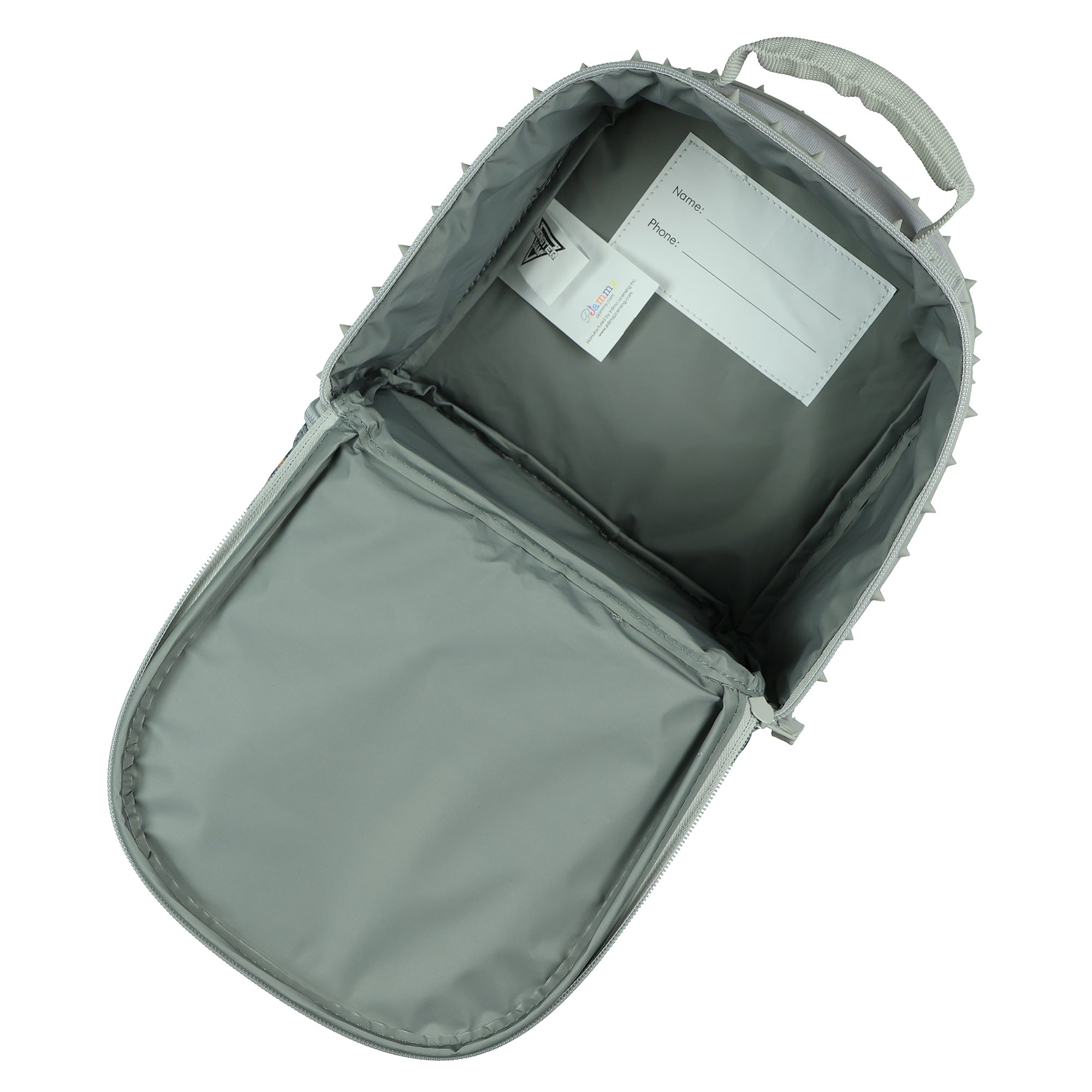 Monster Jam Lunch Bag Max-D Insulated Dual Compartment Tote 10"