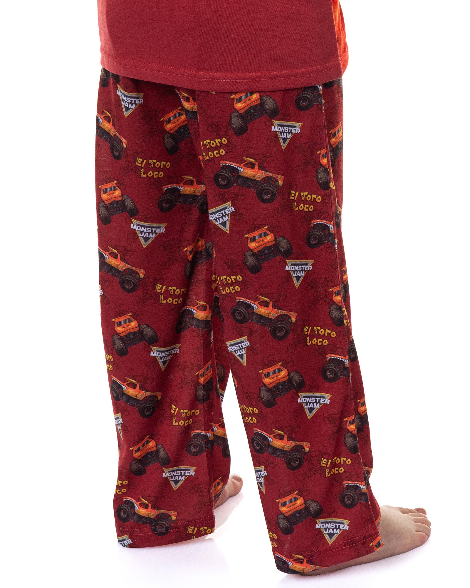 Monster Jam Pajamas Boys' El Toro Loco Short Sleeve and Pants Sleep Set (14/16)