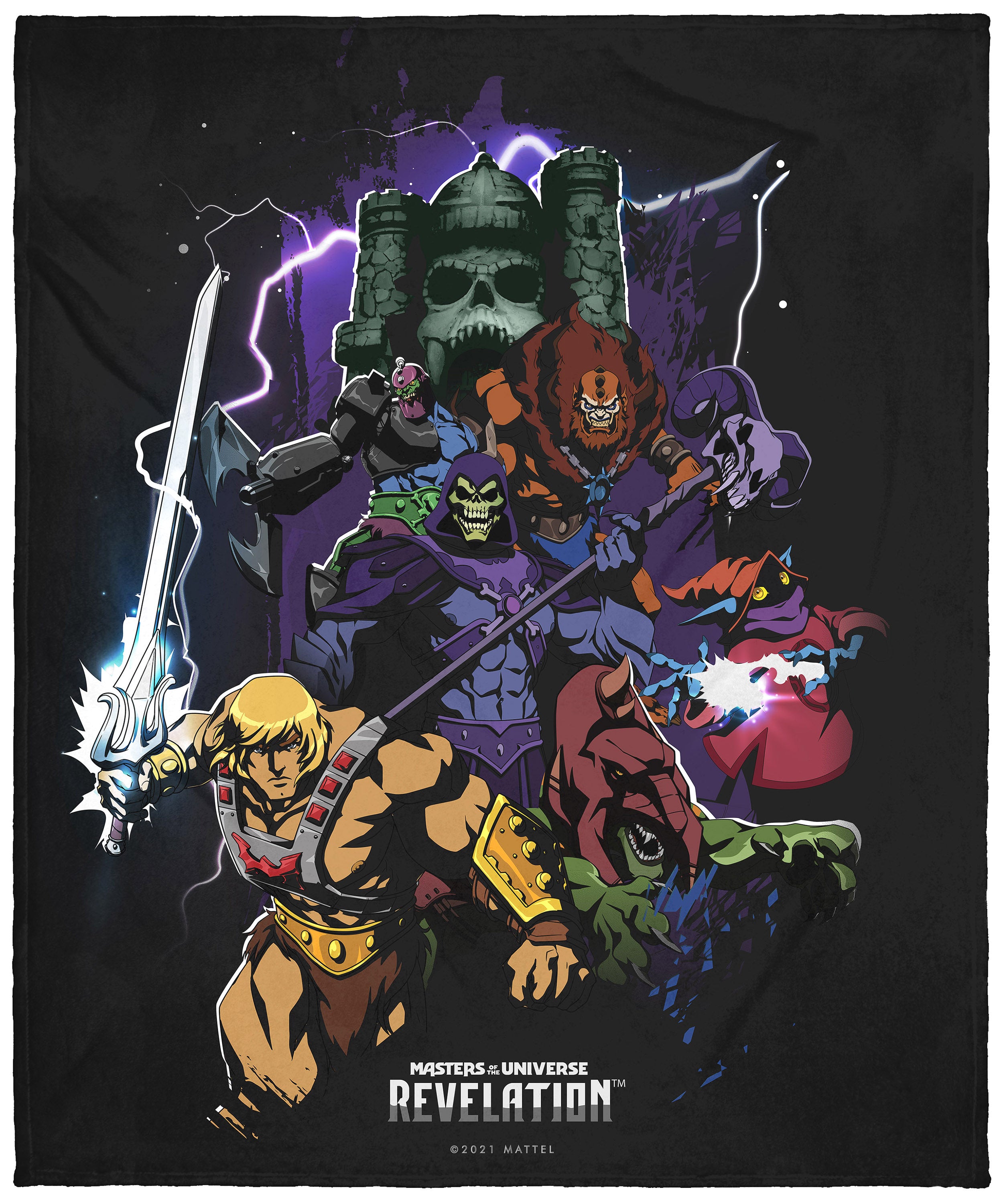 He-Man Masters of the Universe Revelation Poster Super Soft And Cuddly Plush Fleece Throw Blanket