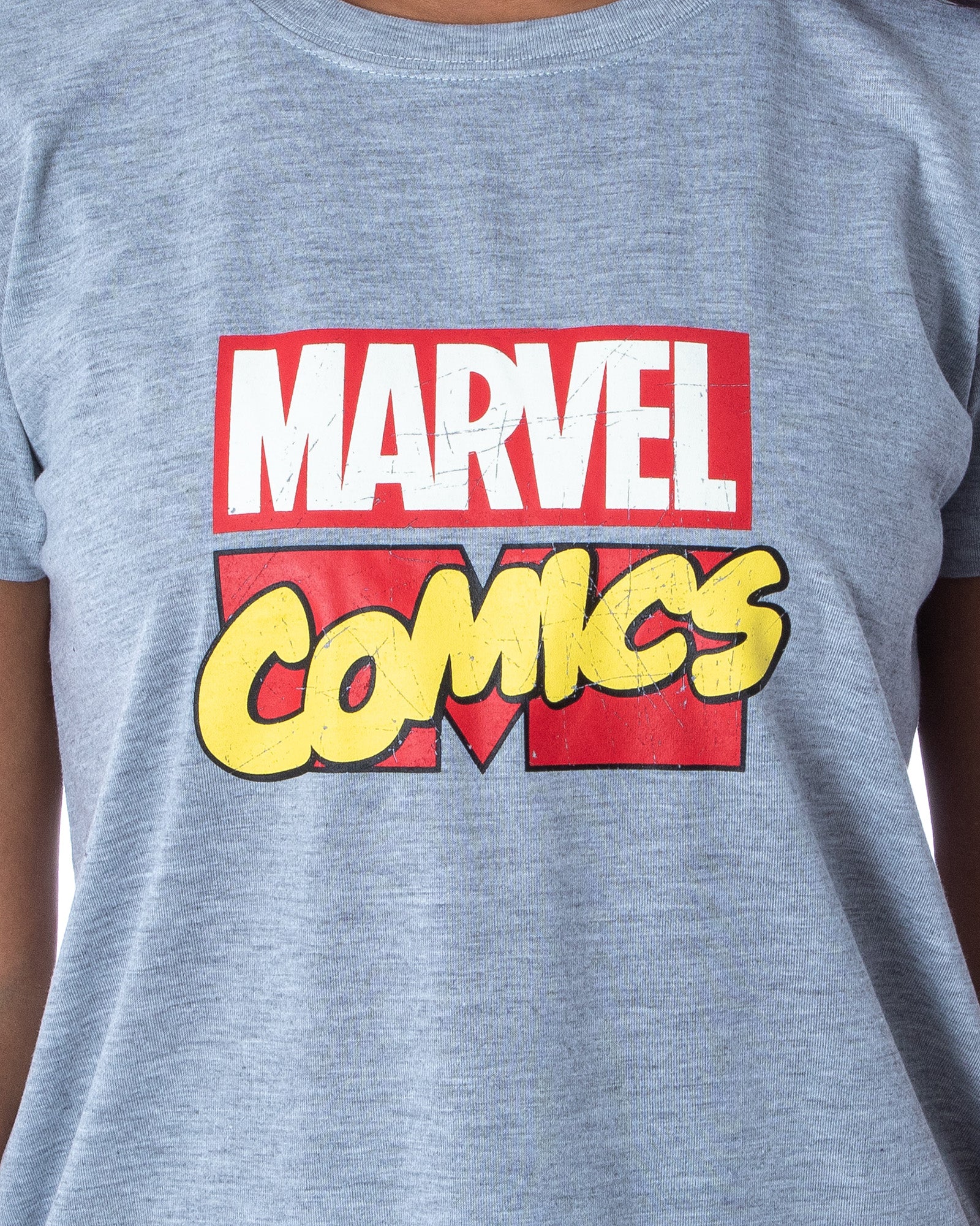 Marvel Women's Character Comic Book Print 2 Piece Jogger Pajama Set