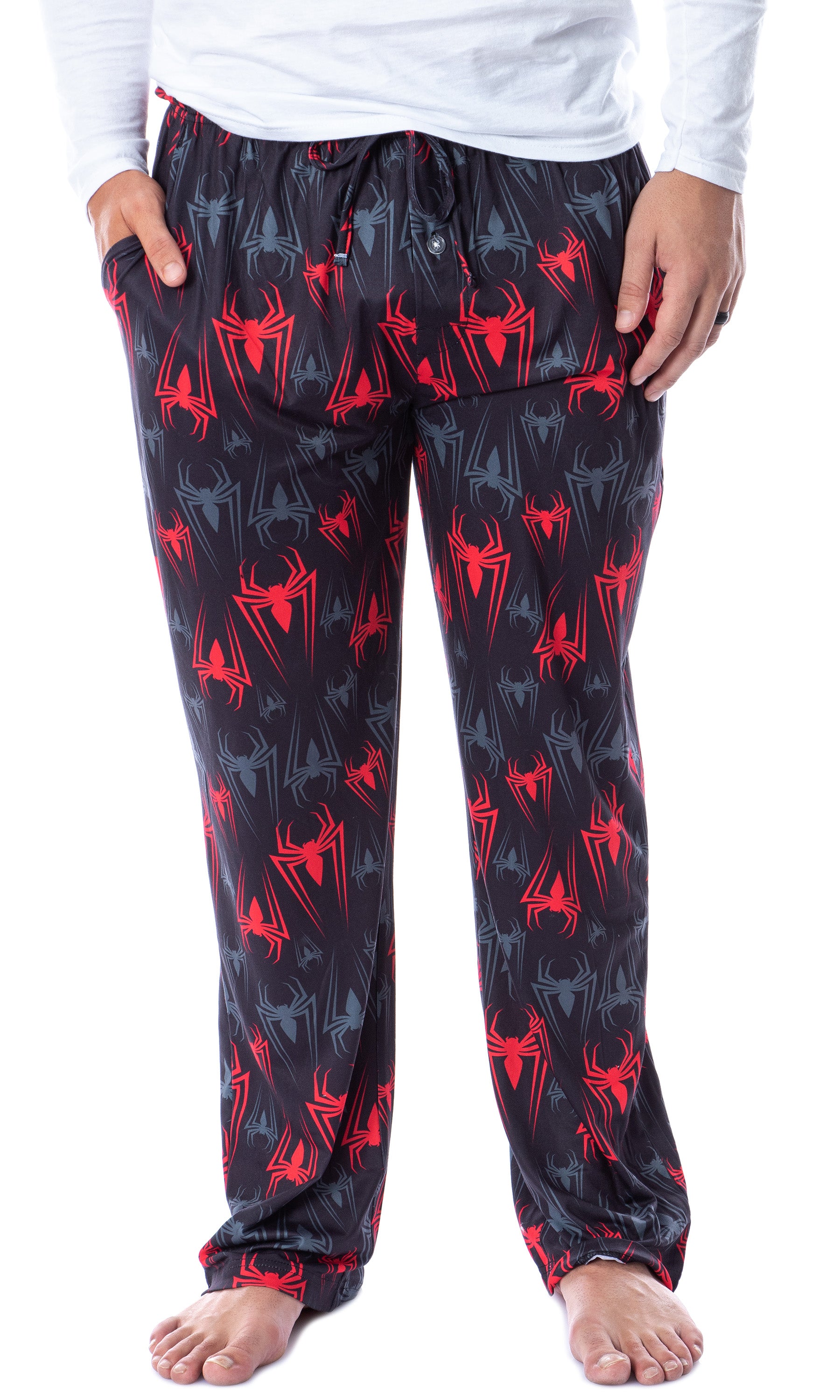 Marvel Mens' Spider-Man Vintage Superhero Sleep Pajama Pants