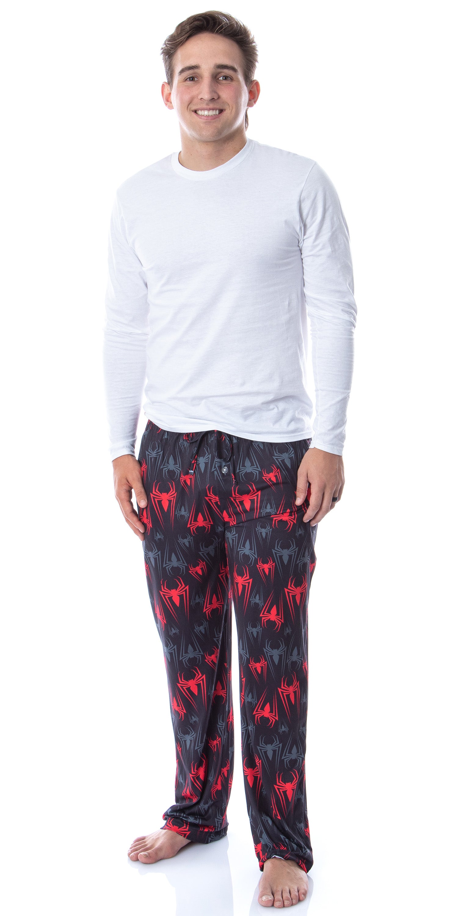 Marvel Mens' Spider-Man Vintage Superhero Sleep Pajama Pants