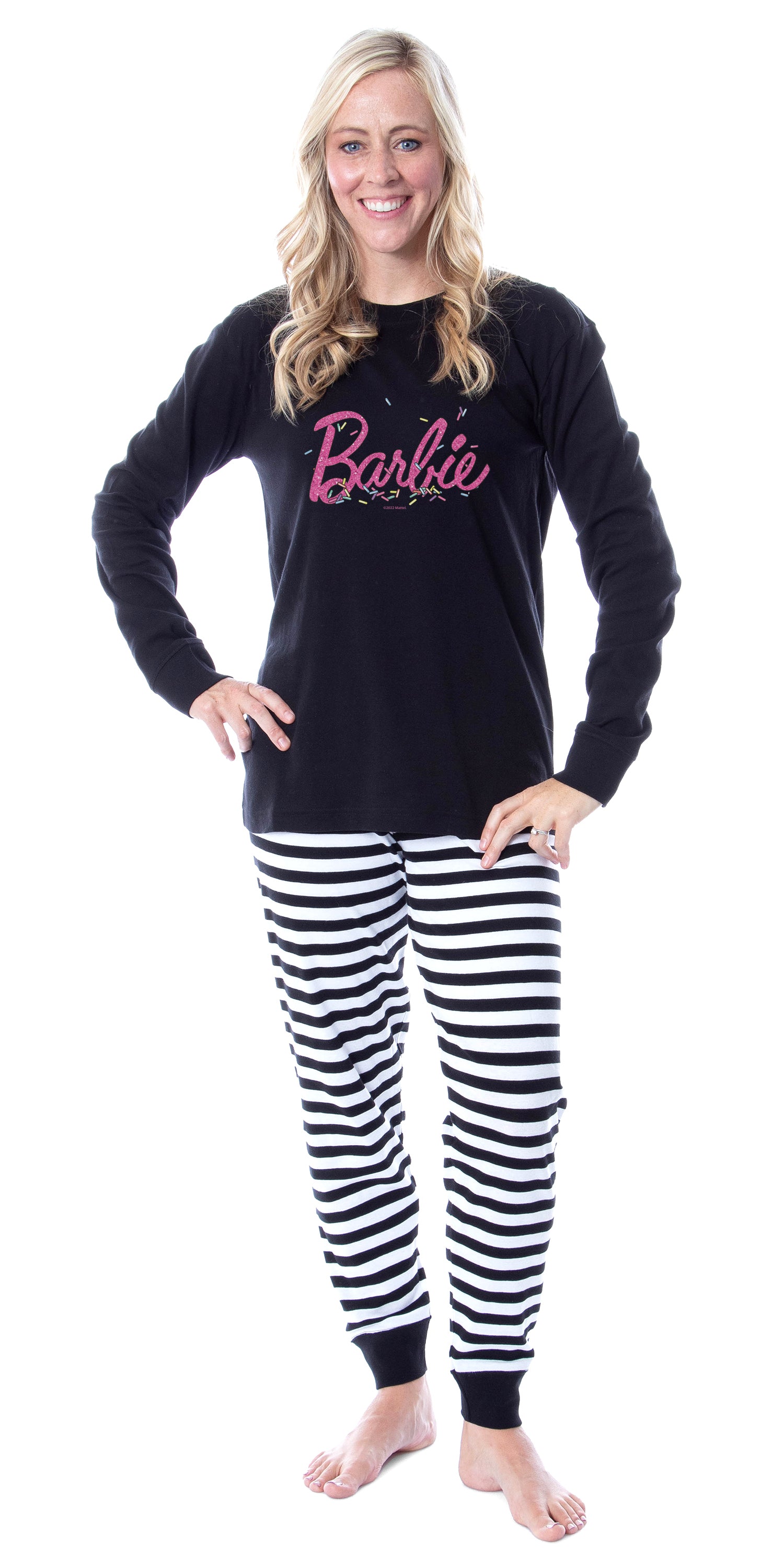 Barbie Girls' Child Stylish Best Friends Tight Fit Sleep Pajama Set