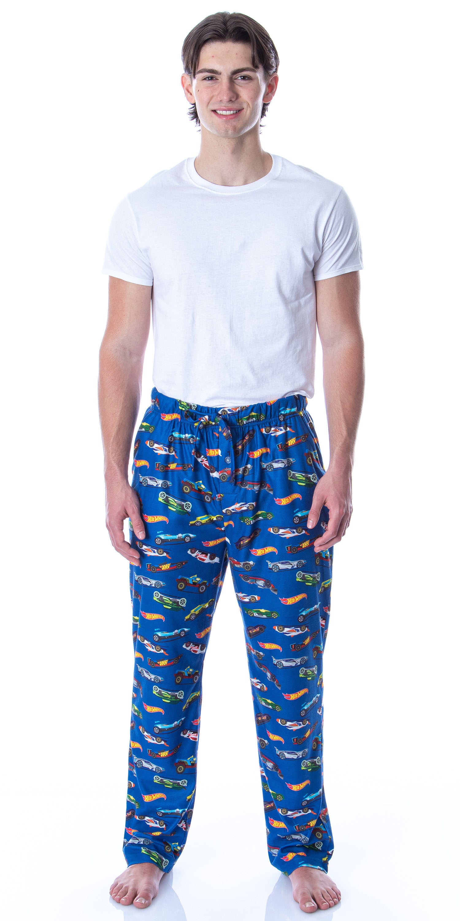 Hot Wheels Adult Men's Allover Die-Cast Cars Loungewear Sleep Pajama Pants