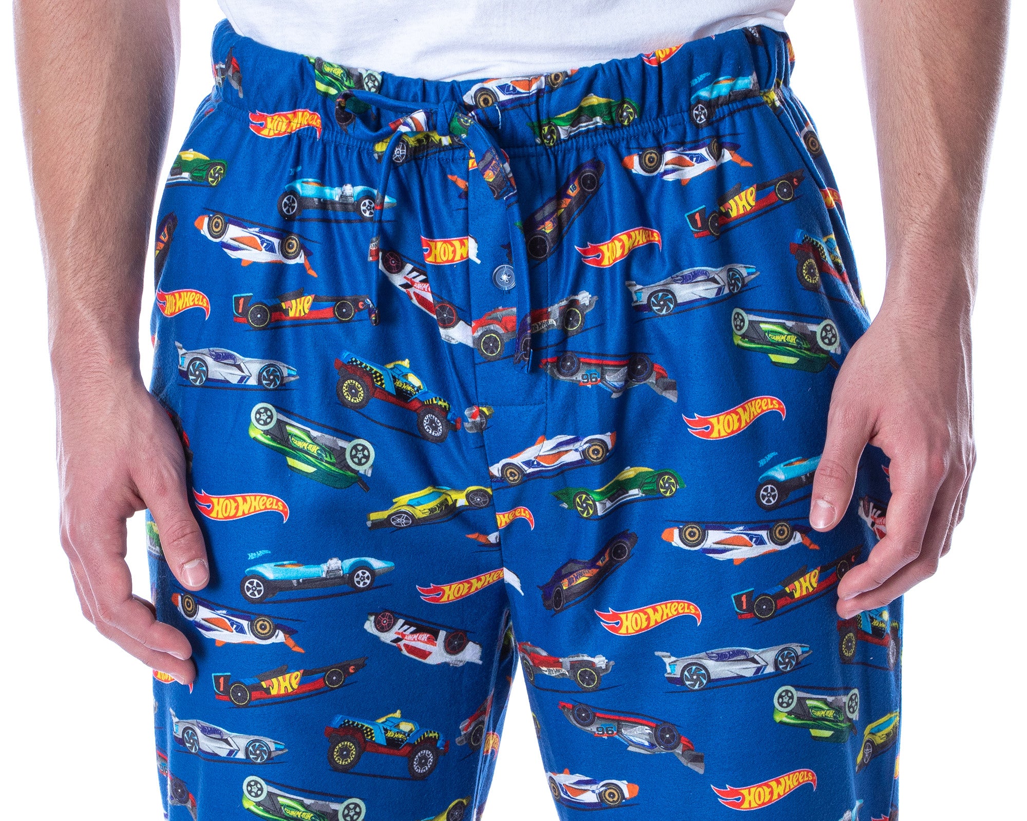 Hot Wheels Adult Men's Allover Die-Cast Cars Loungewear Sleep Pajama Pants