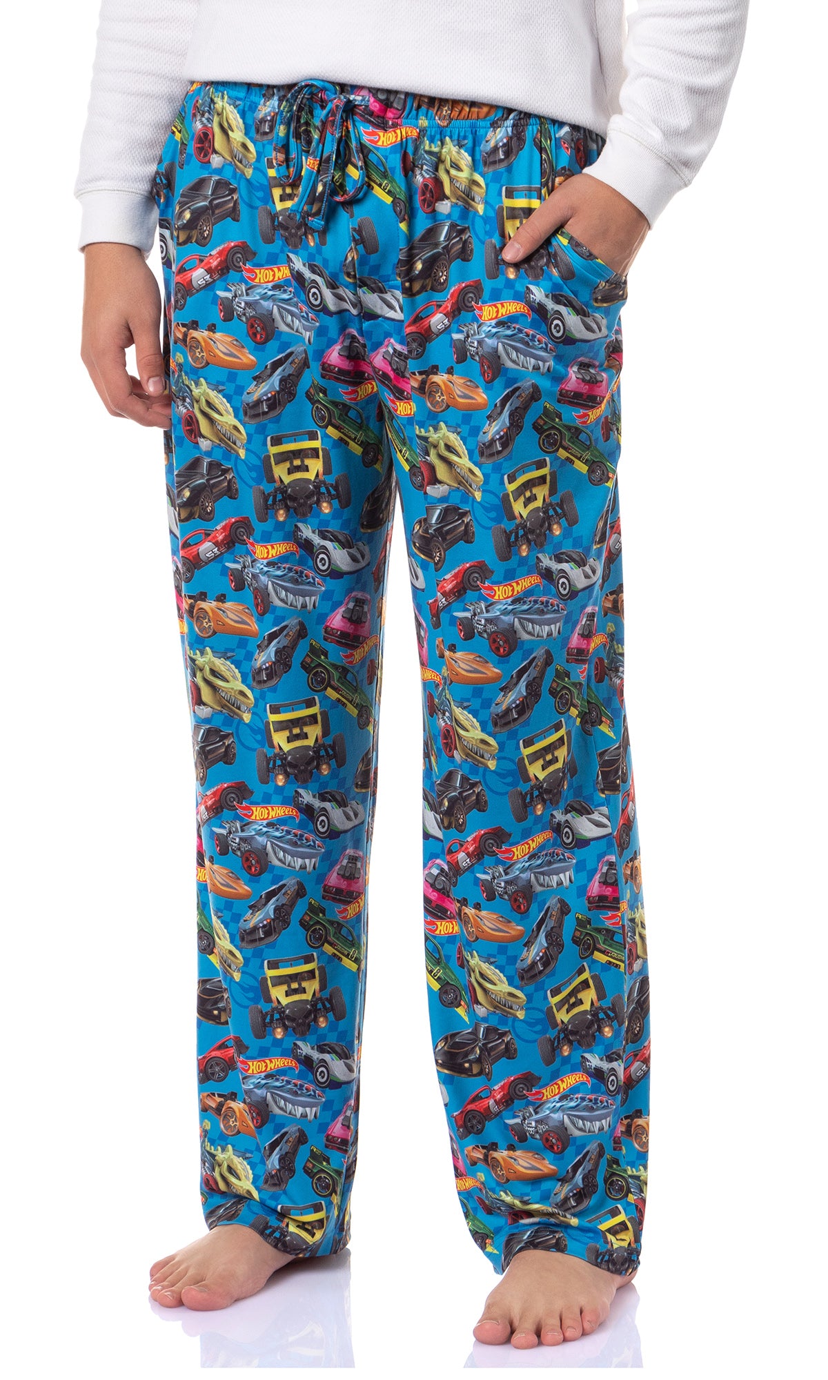 Hot Wheels Sleep Family Tossed Cars Print Pajama Pants