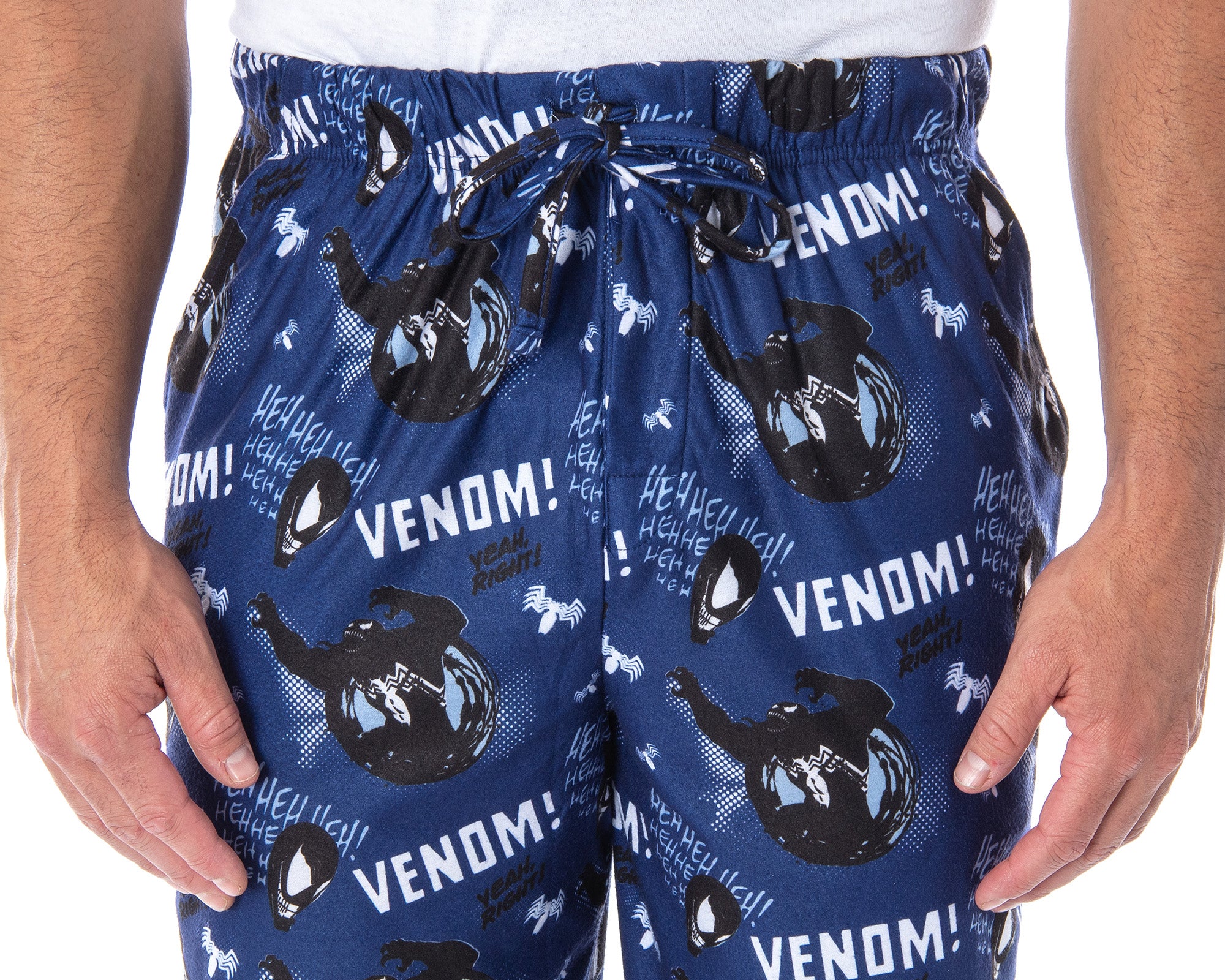 Marvel Men's Venom Vintage Character Adult Sleep Lounge Pajama Pants (MD)