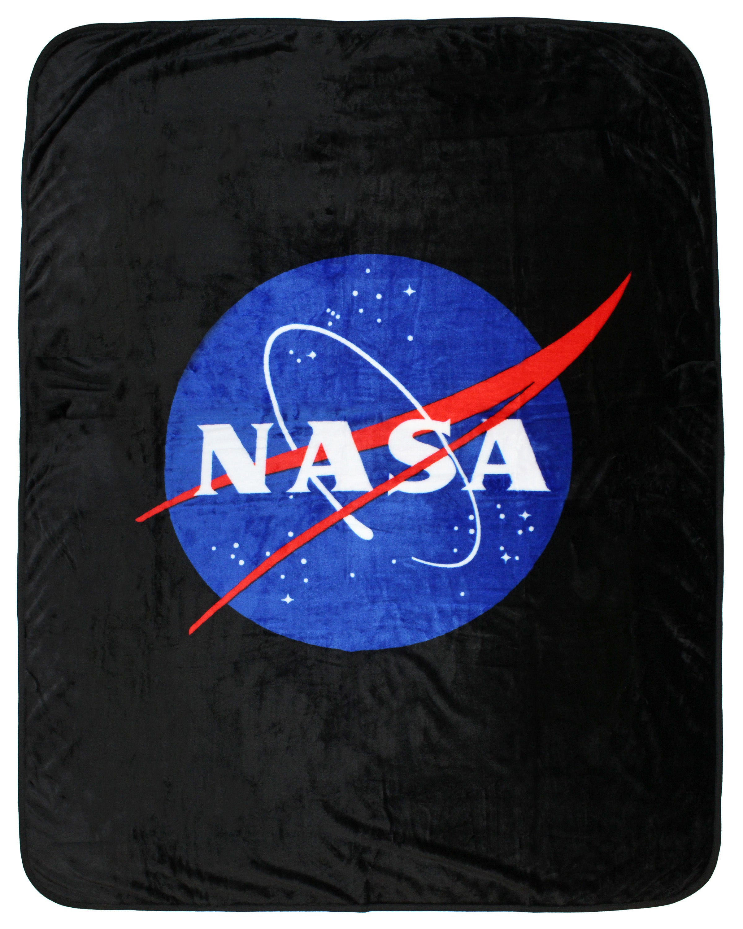 NASA Meatball Logo Super Soft And Cuddly Plush Fleece Throw Blanket
