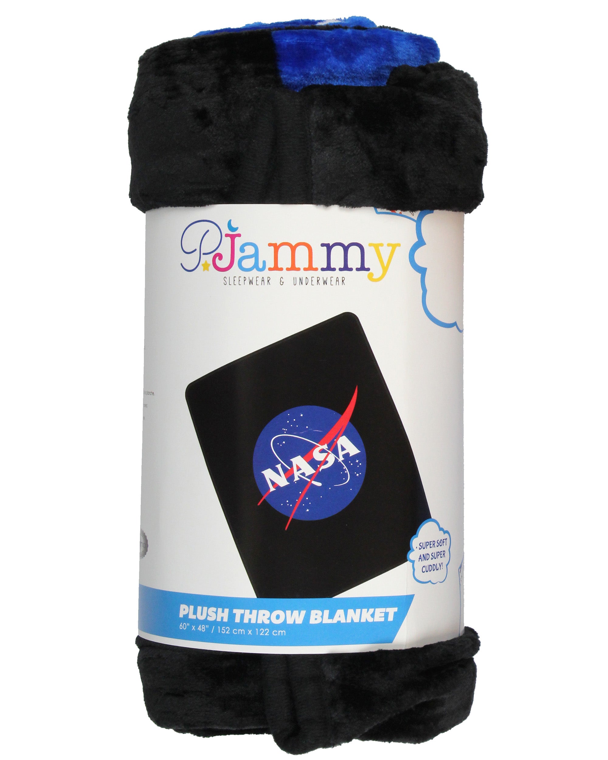 NASA Meatball Logo Super Soft And Cuddly Plush Fleece Throw Blanket