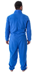 NASA Men's Meatball Logo Space Shuttle Astronaut Costume Patch One Piece Fleece Pajama Union Suit