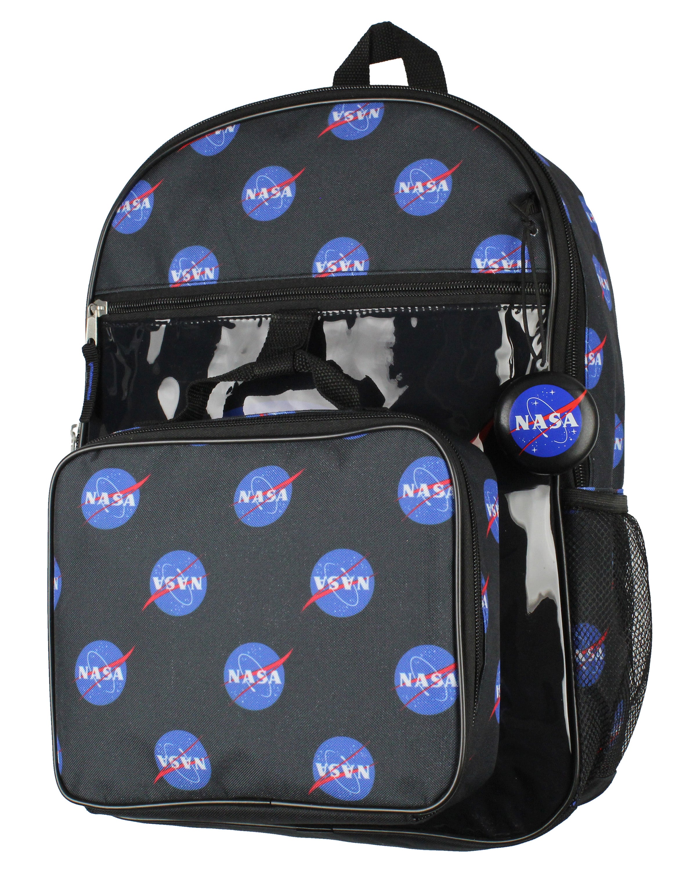 NASA Meatball Logo Backpack Lunch Bag Water Bottle Squishy Toy 5 PC Mega Set