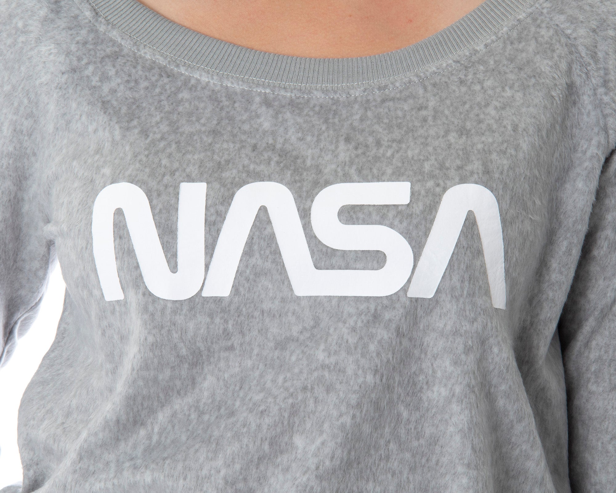 NASA Worm Logo Women's Juniors' Space Shuttle Patches Jogger Pajama Set