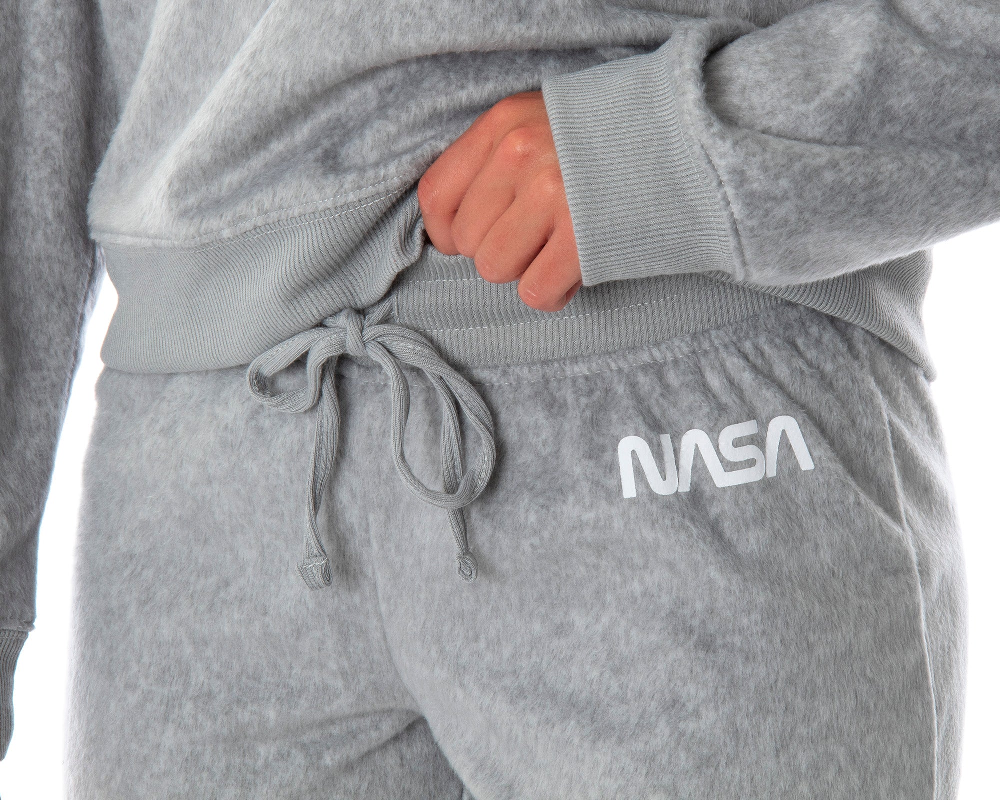 NASA Worm Logo Women's Juniors' Space Shuttle Patches Jogger Pajama Set