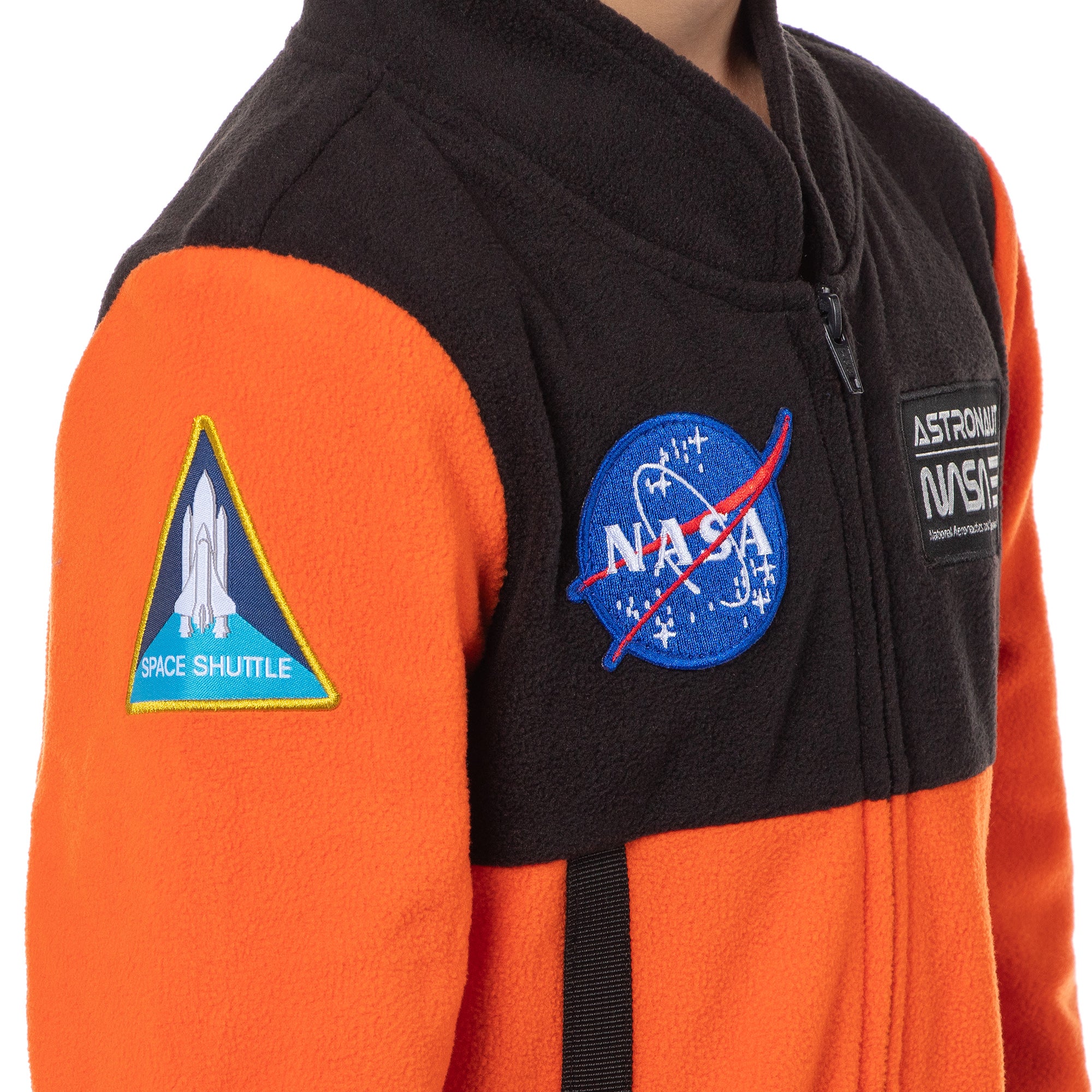 NASA Boys' Space Shuttle Astronaut Meatball Patch One Piece Union Suit