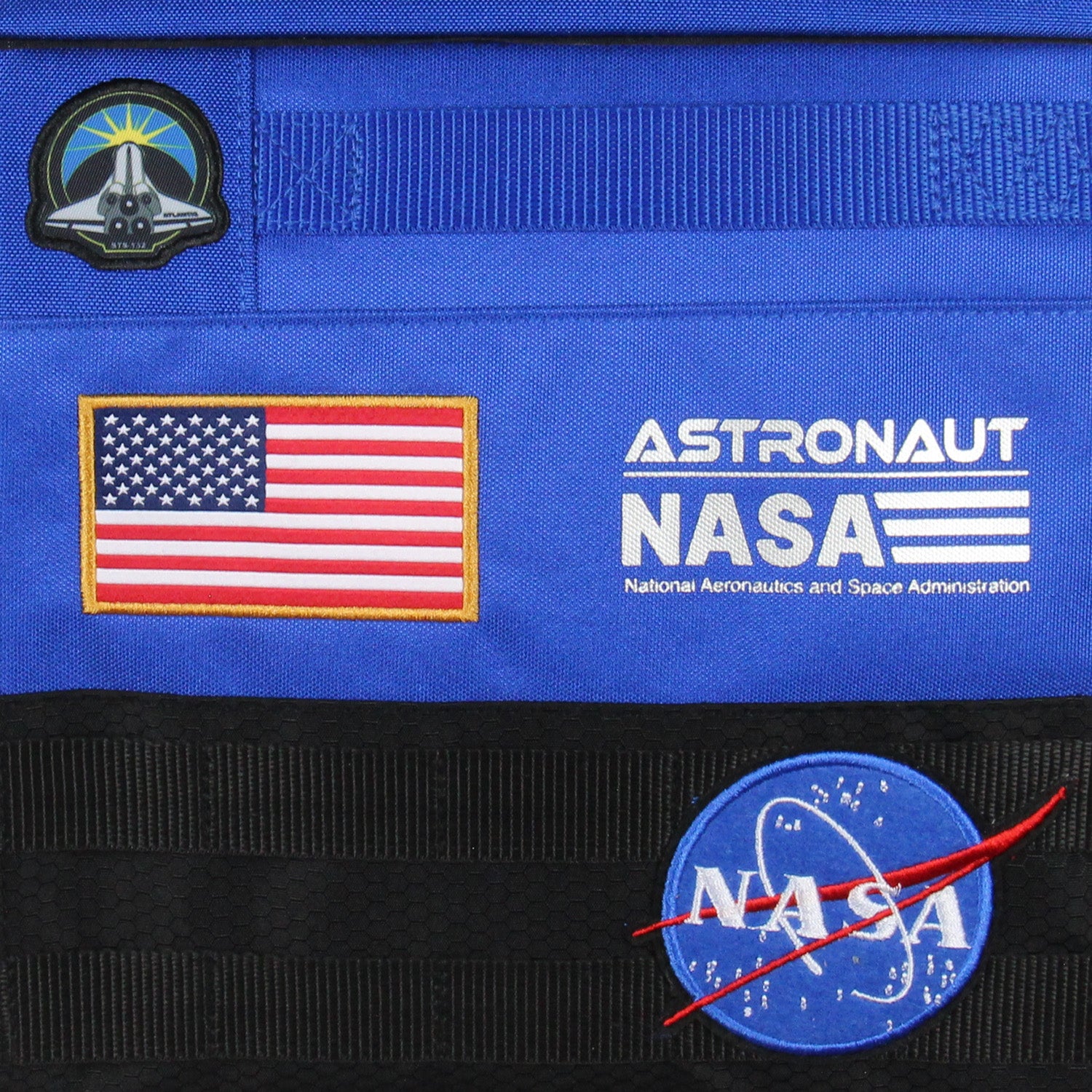 NASA Astronaut Meatball Logo Insulated Roll Top Lunch Box Bag Tote