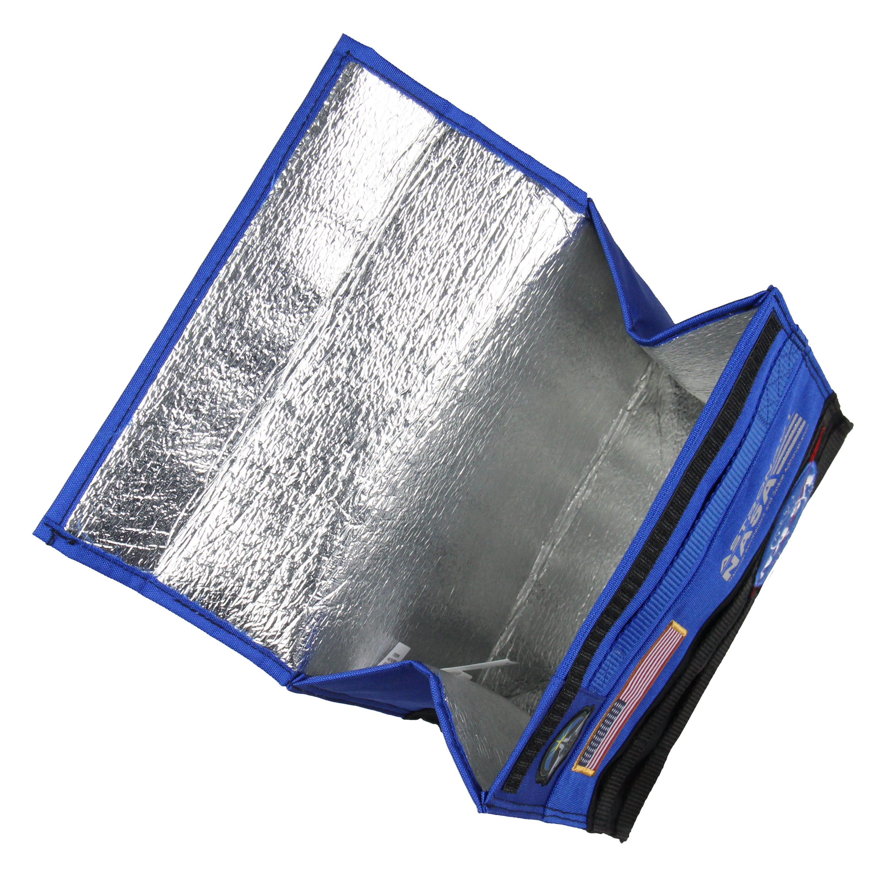 NASA Astronaut Meatball Logo Insulated Roll Top Lunch Box Bag Tote