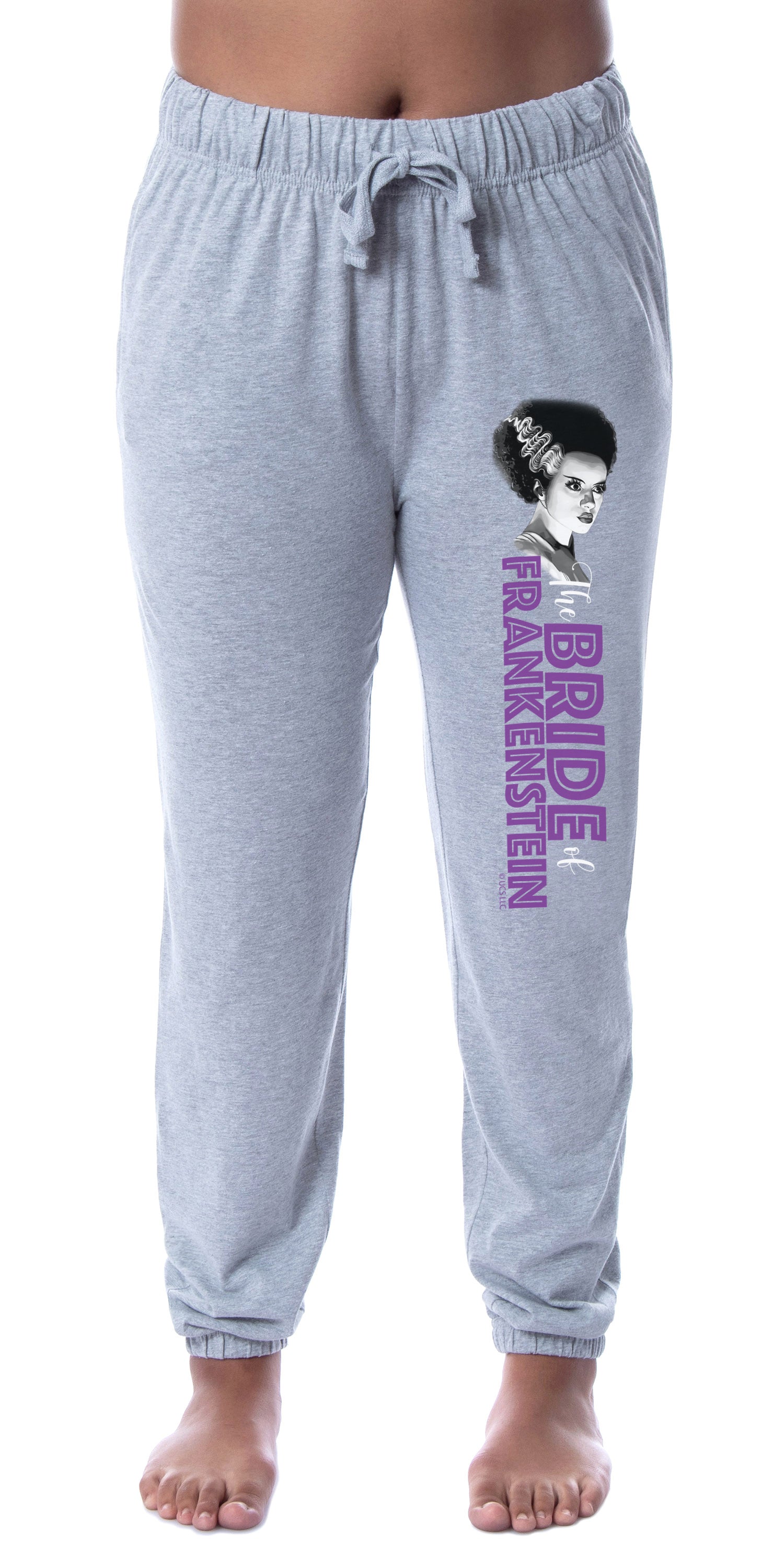 Universal Monsters Womens' The Bride of Frankenstein Jogger Pajama Pants