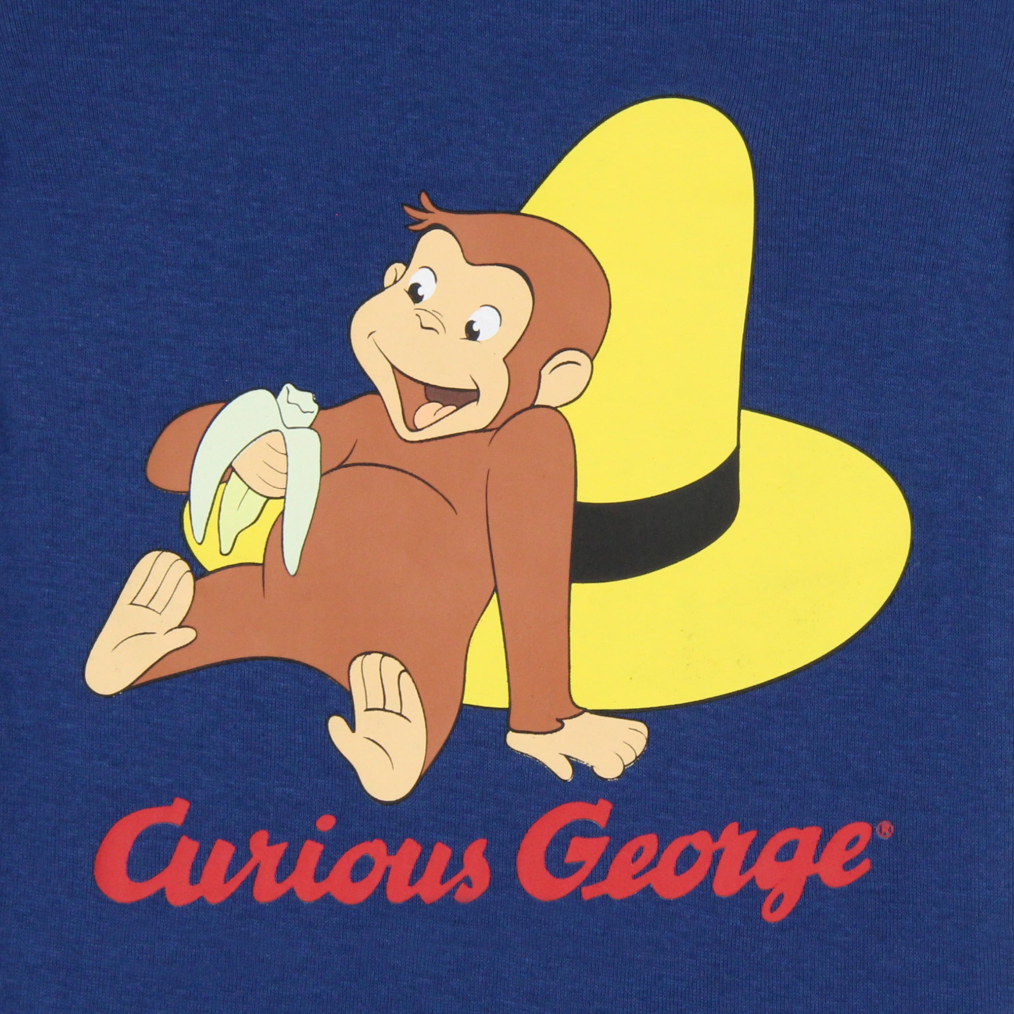Curious George Toddler Boys' Tight Fit Striped Sleep Pajama Set Long Sleeves