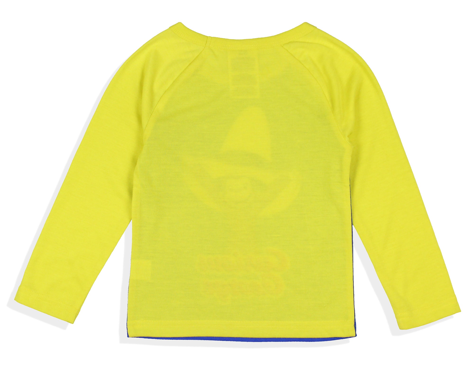 Curious George Toddler Boy's Big Yellow Hat Raglan Top Pajama 2-Piece PJ Set