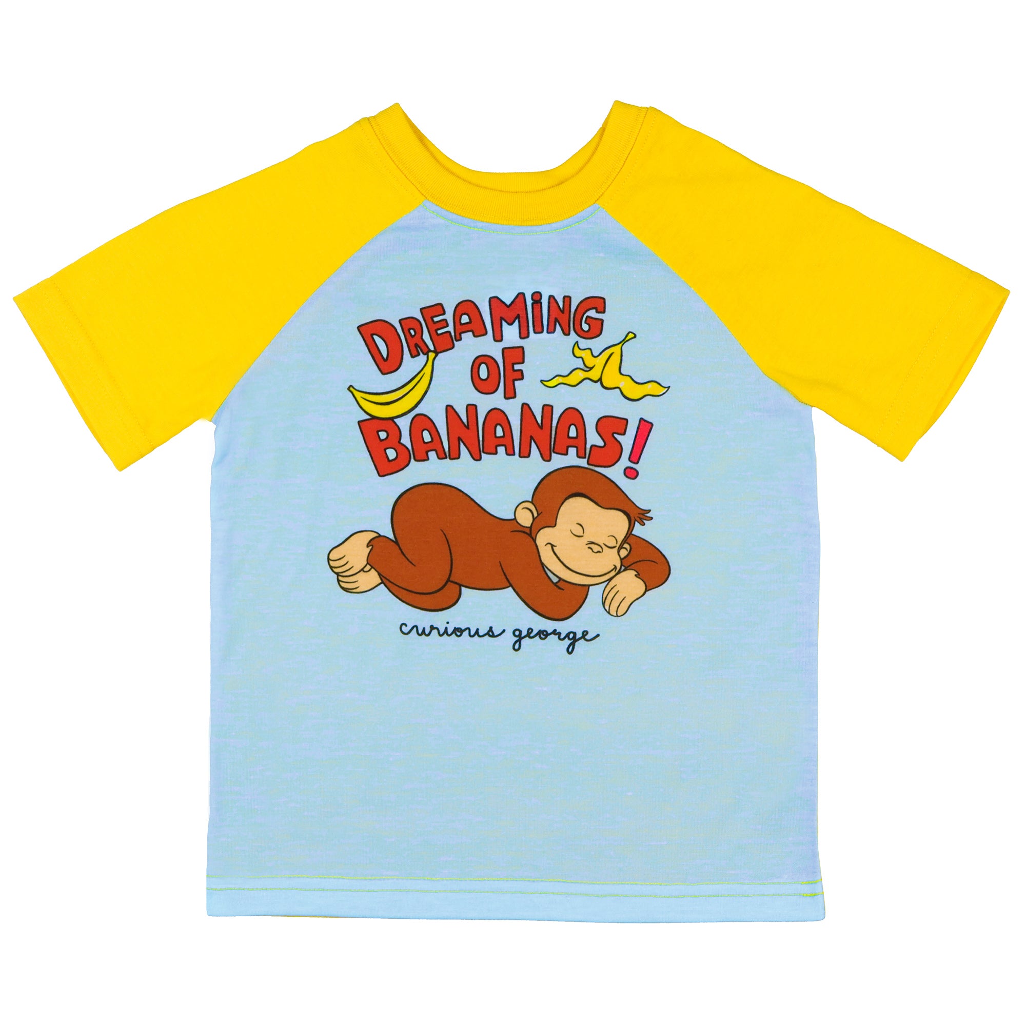 Curious George Pajamas Toddler Boys' Dreaming Of Bananas Sleep Set