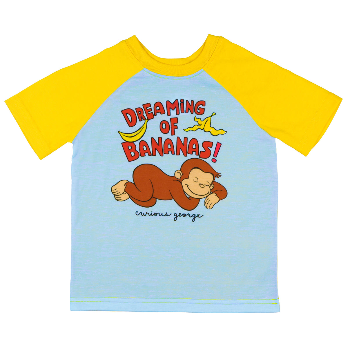 Curious George Pajamas Toddler Boys' Dreaming Of Bananas Sleep Set