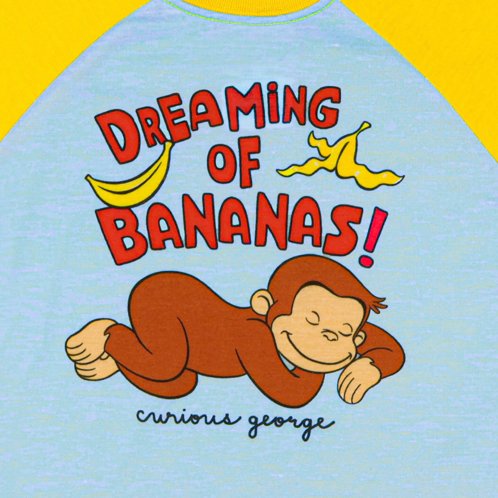 Curious George Pajamas Toddler Boys' Dreaming Of Bananas Sleep Set