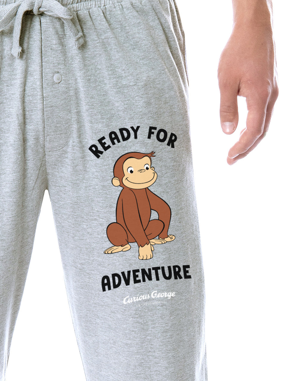 Curious George Mens' Character Ready For Adventure Sleep Pajama Pants