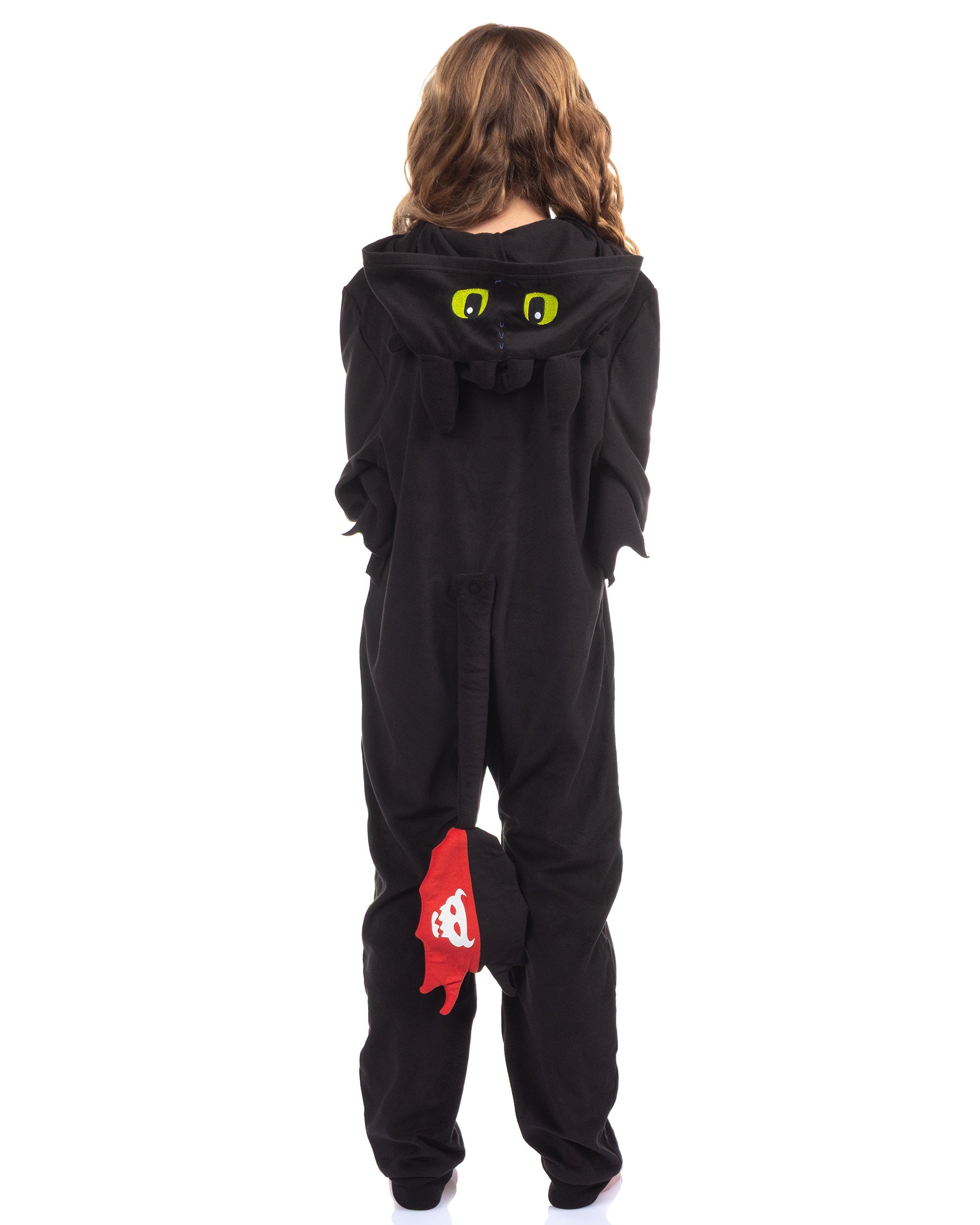 How To Train Your Dragon Union Suit Kids Toothless One Piece Pajama (14/16)