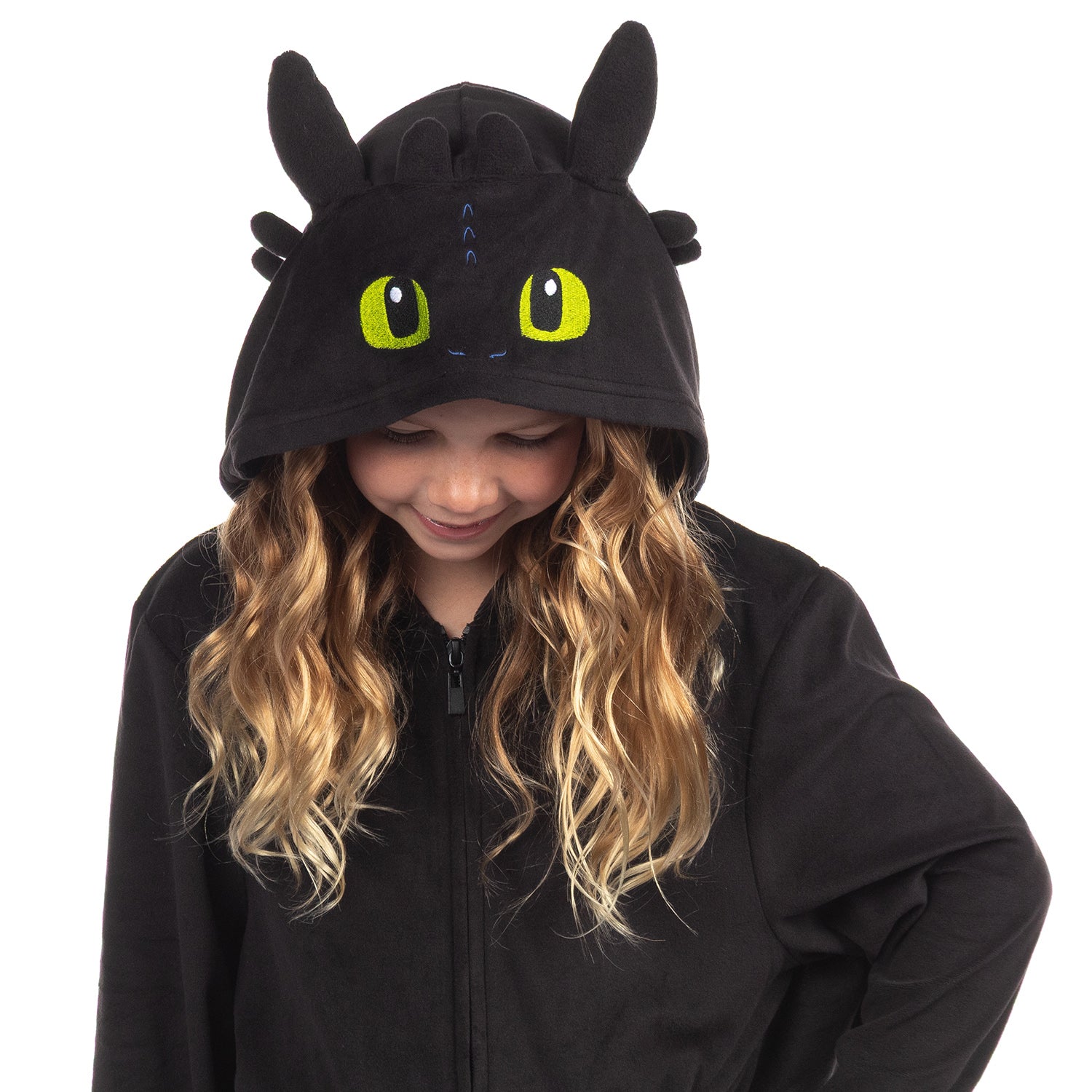 How To Train Your Dragon Union Suit Kids Toothless One Piece Pajama (14/16)