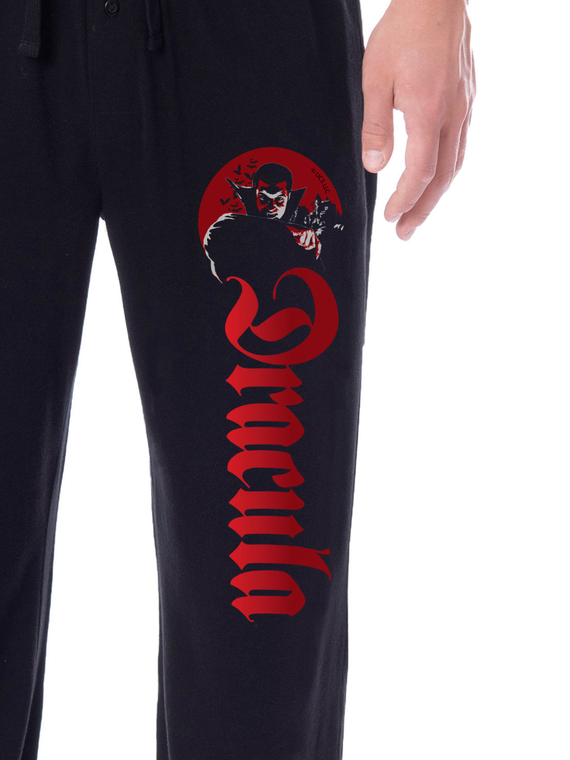 Universal Monsters Mens' Dracula Character Halloween Sleep Pajama Pants