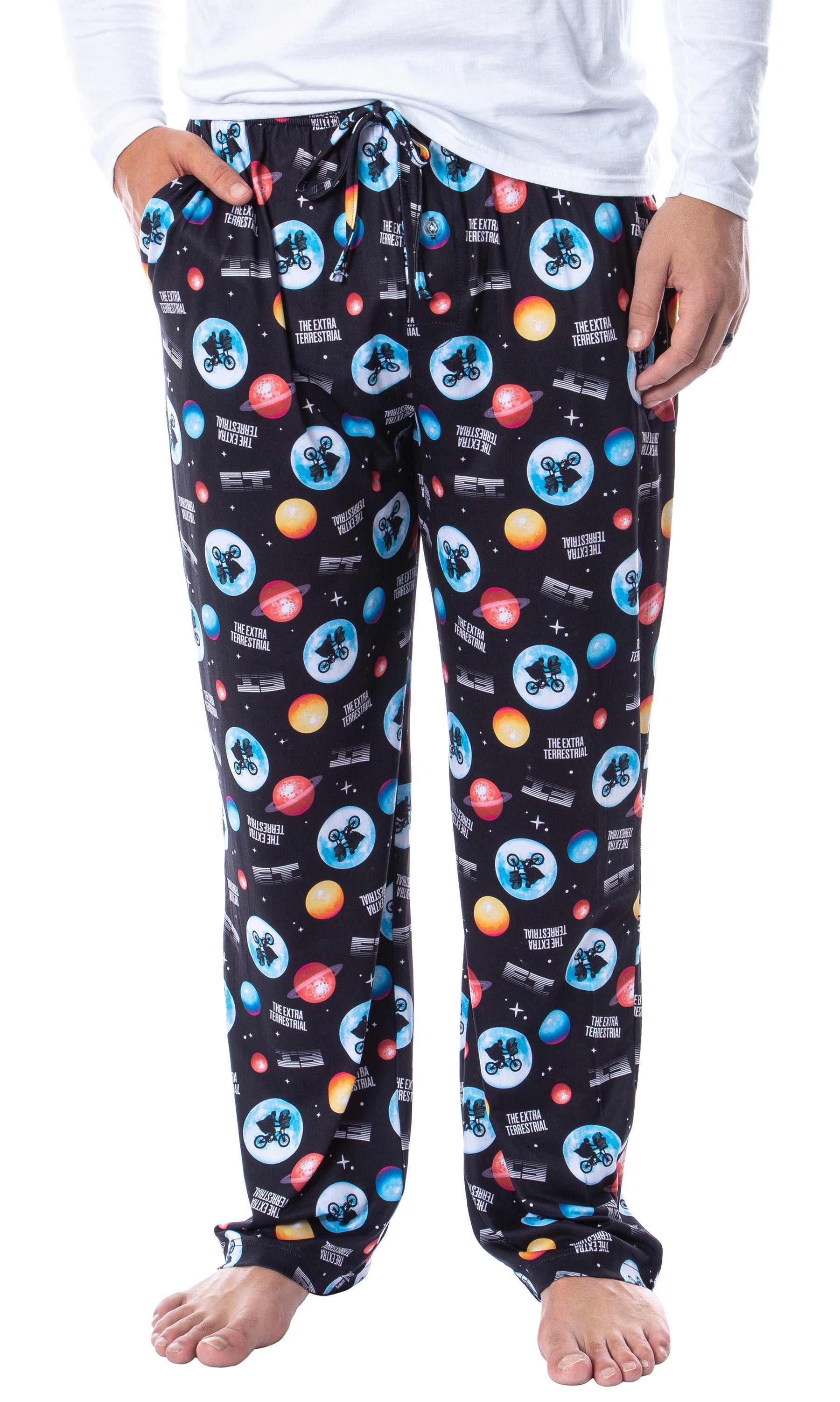 ET Movie 40th Anniversary PJ Extra Terrestrial Mens' Sleep Pajama Pants