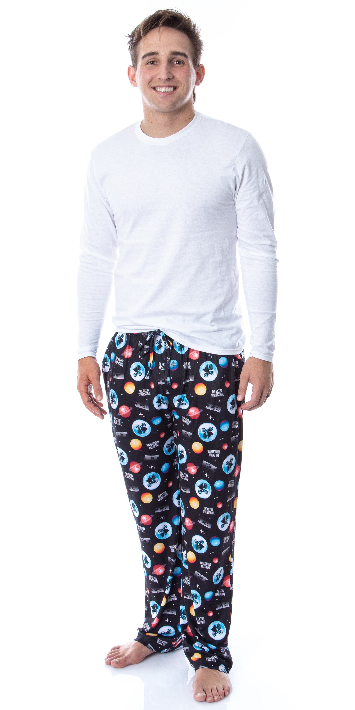 ET Movie 40th Anniversary PJ Extra Terrestrial Mens' Sleep Pajama Pants