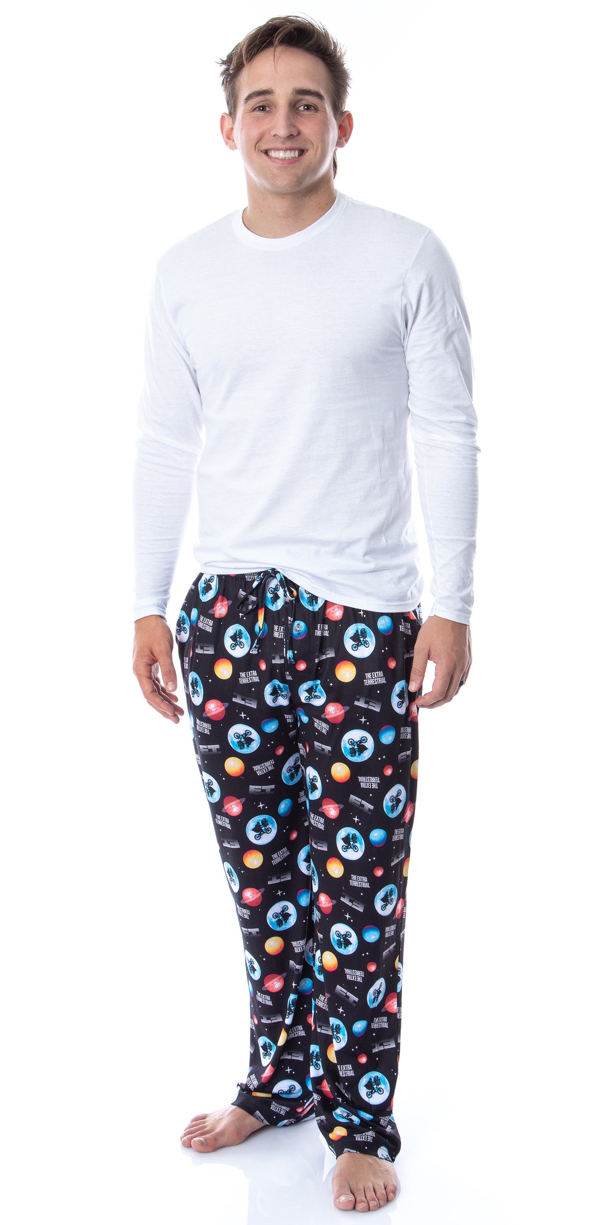 ET Movie 40th Anniversary PJ Extra Terrestrial Mens' Sleep Pajama Pants