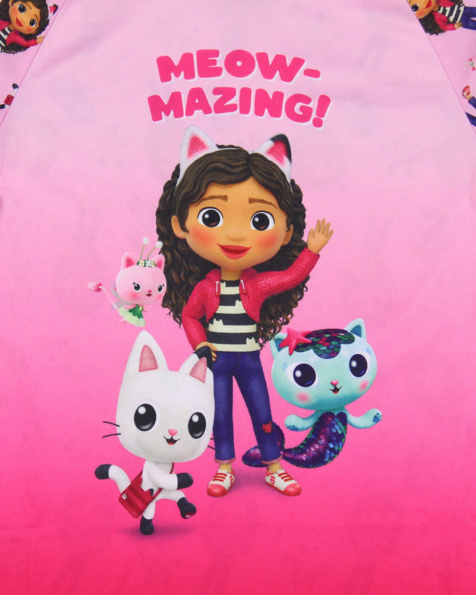 Gabby's Dollhouse Toddler Girls' Meow-Mazing! Sleep Pajama Dress Nightgown