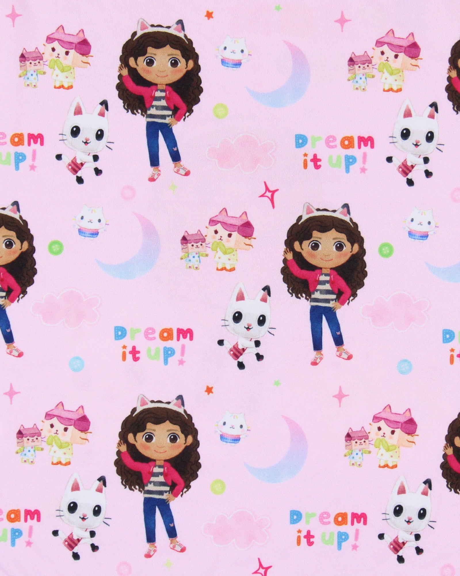 Gabby's Dollhouse Toddler Girls' Dream It Up Sleep Pajama Sleep Set Shorts