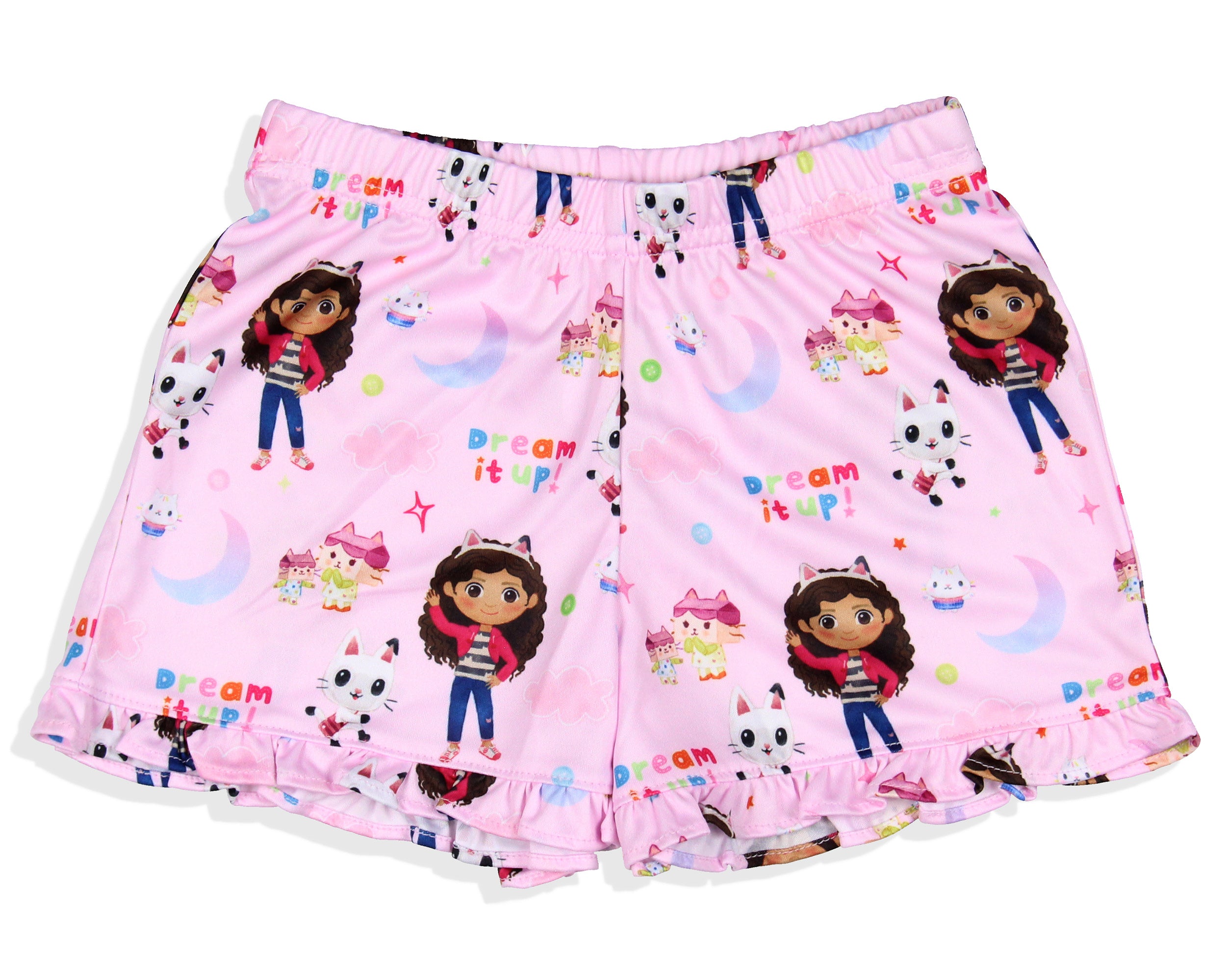Gabby's Dollhouse Toddler Girls' Dream It Up Sleep Pajama Sleep Set Shorts