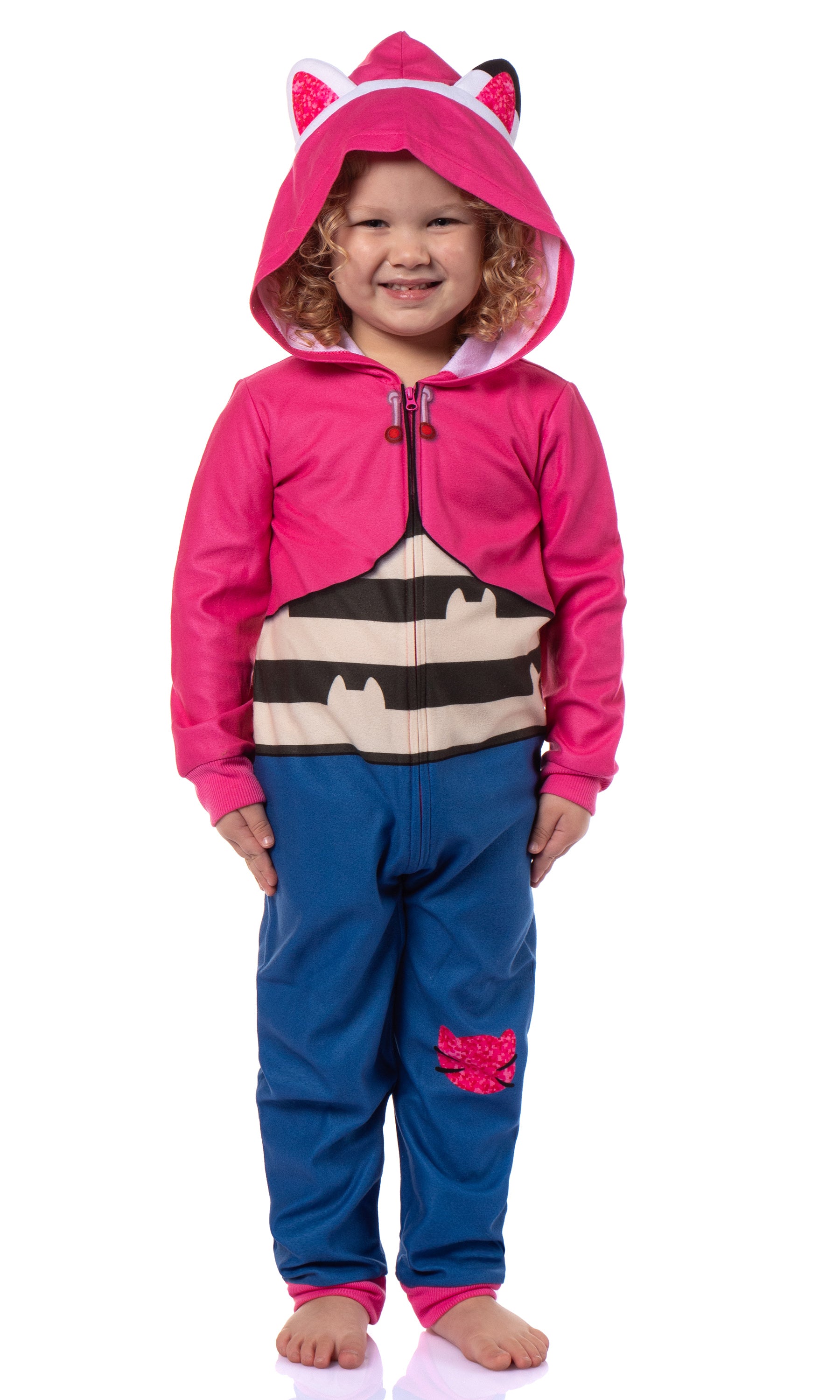 Gabby's Dollhouse Toddler Girl's Gabby Character Hooded Sleep Pajama For Kids