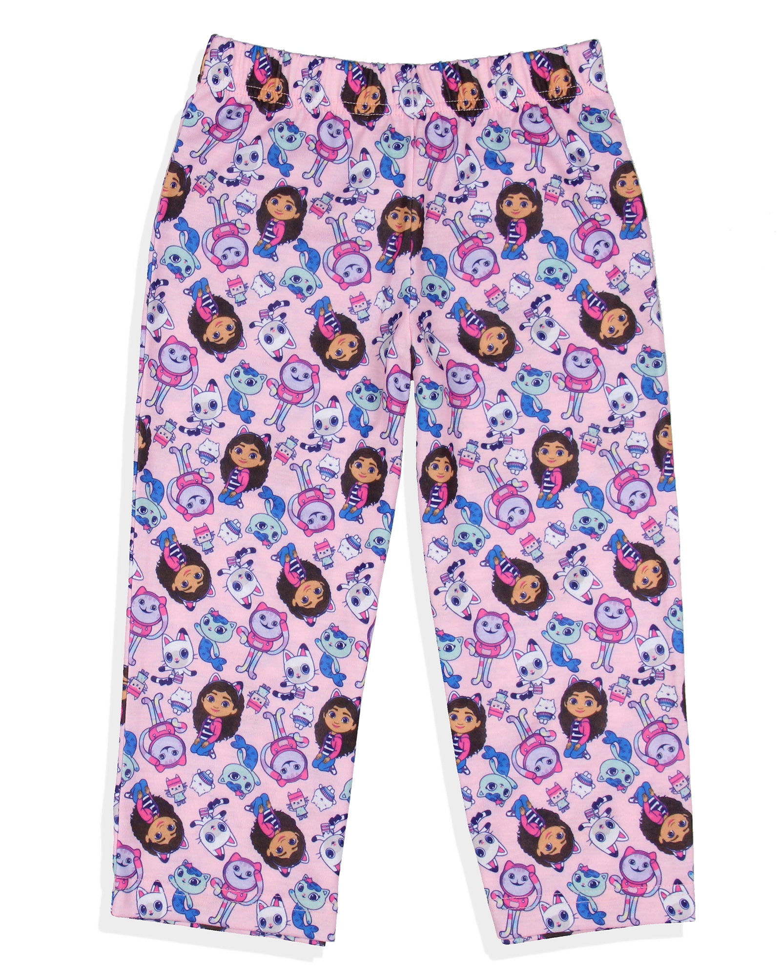 Gabbys Dollhouse Toddler Girl's Meow Time! Raglan Top Pajama 2 Piece Set