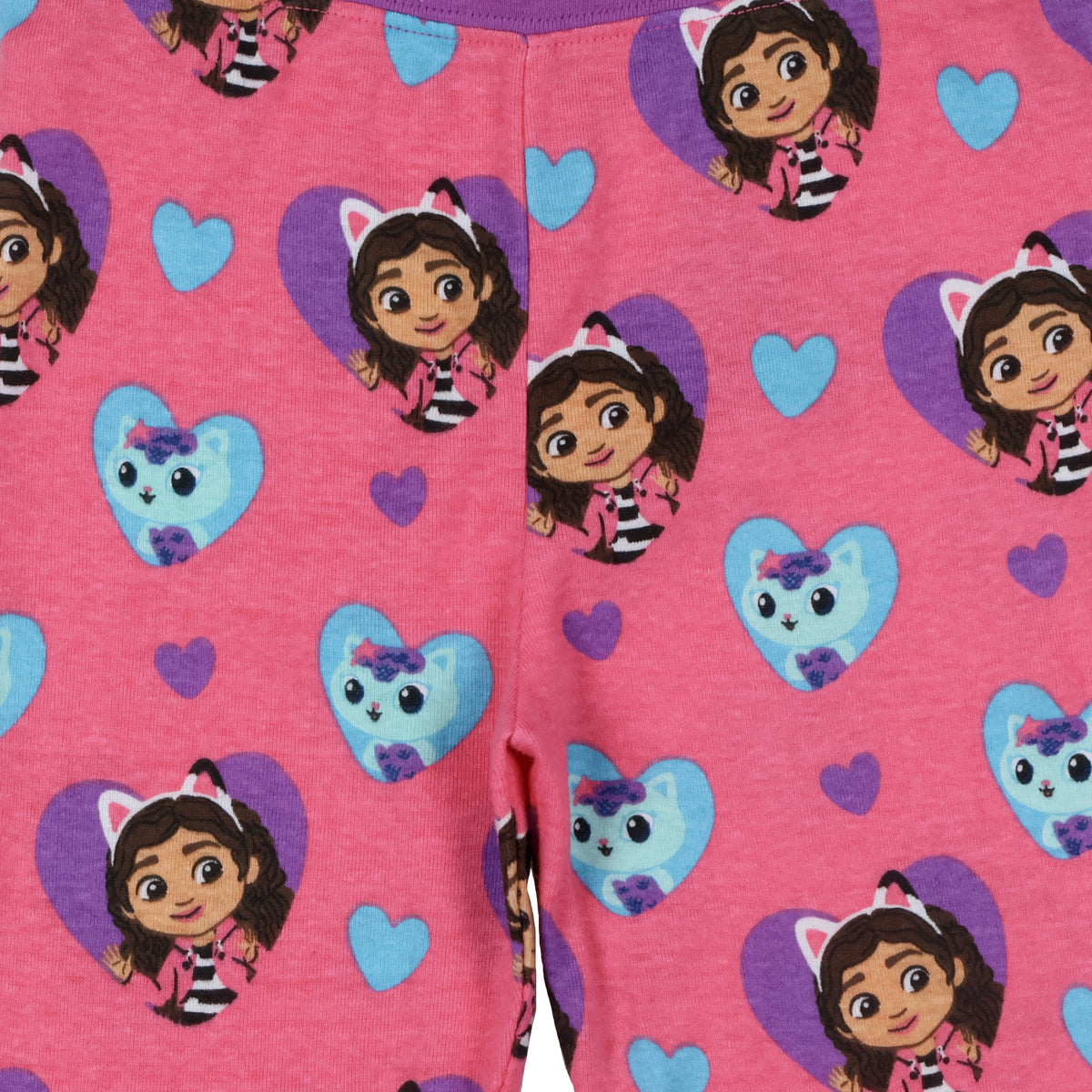 Gabby's Dollhouse Bubbly World Toddler Girls' Tight Fit 2-Piece Pajama Set