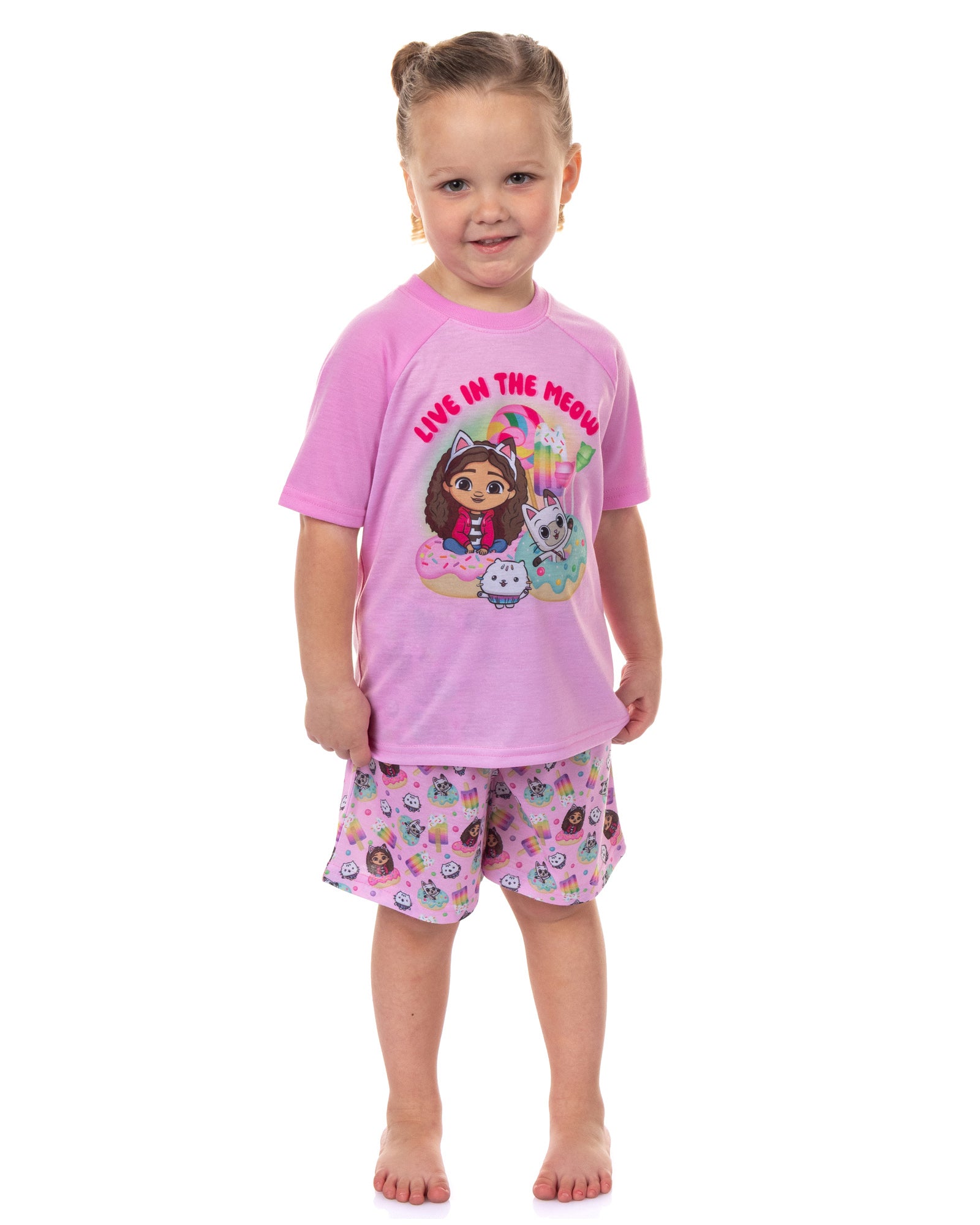 Gabby's Dollhouse Pajamas Toddler Girls' Short PJ Sleep Set