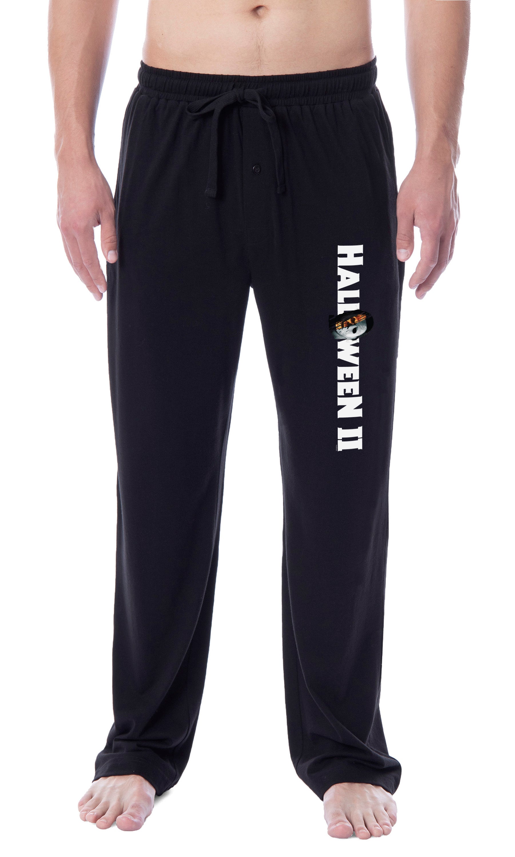 Halloween II Mens' Film Movie Logo Michael Myers Sleep Pajama Pants