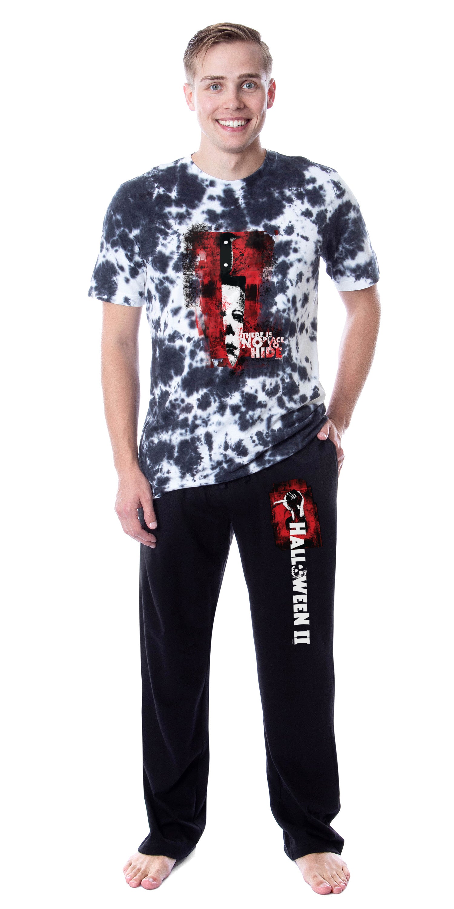 Halloween II Mens' Movie Film Michael Myers Character Sleep Pajama Set