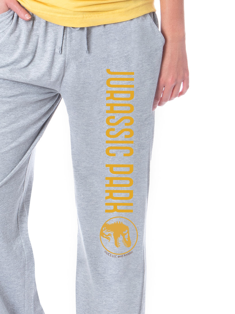 Jurassic Park Womens' Tropical Welcome Dinosaur Film Logo Sleep Pajama Set
