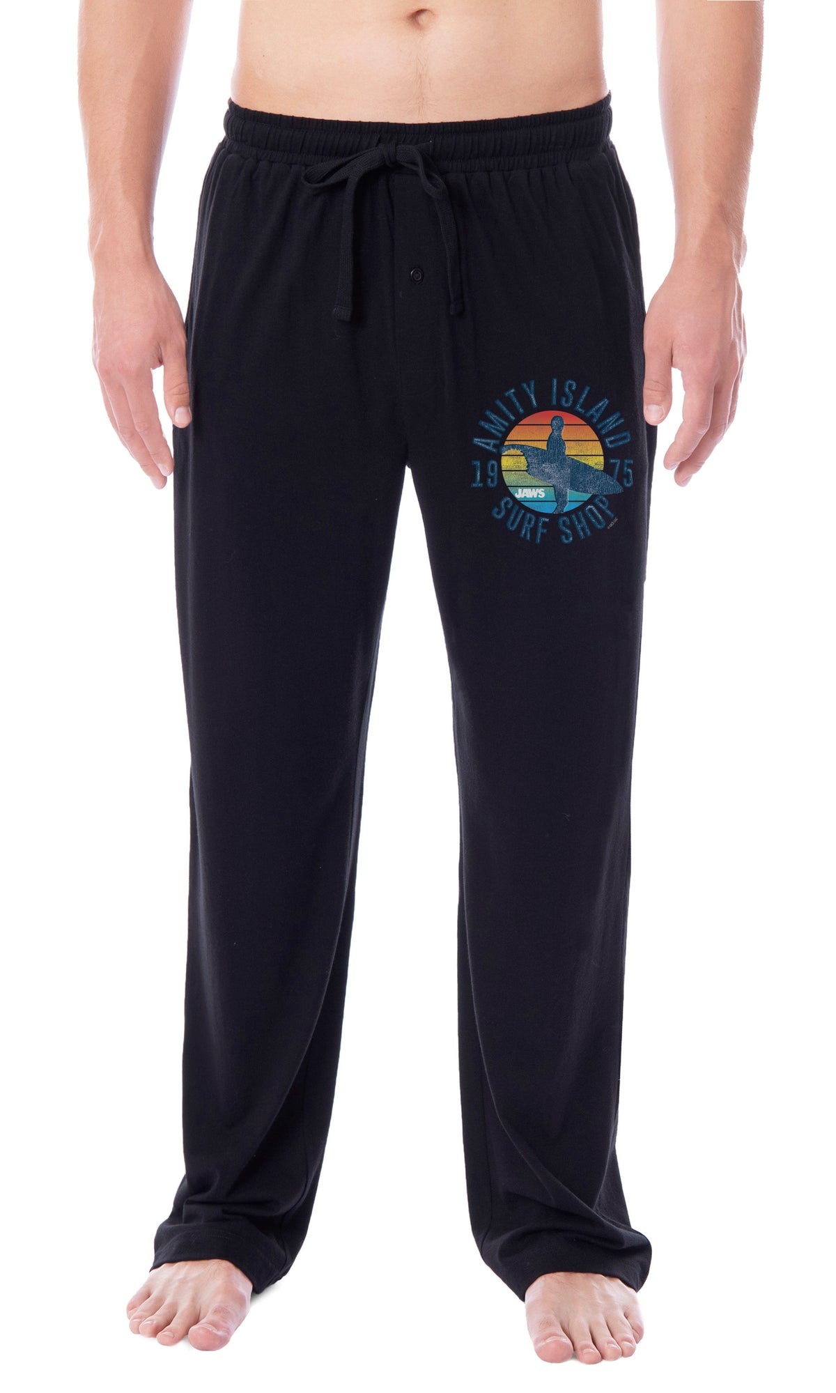 Jaws Mens' Film Movie Amity Island Surf Shop 1975 Sleep Pajama Pants