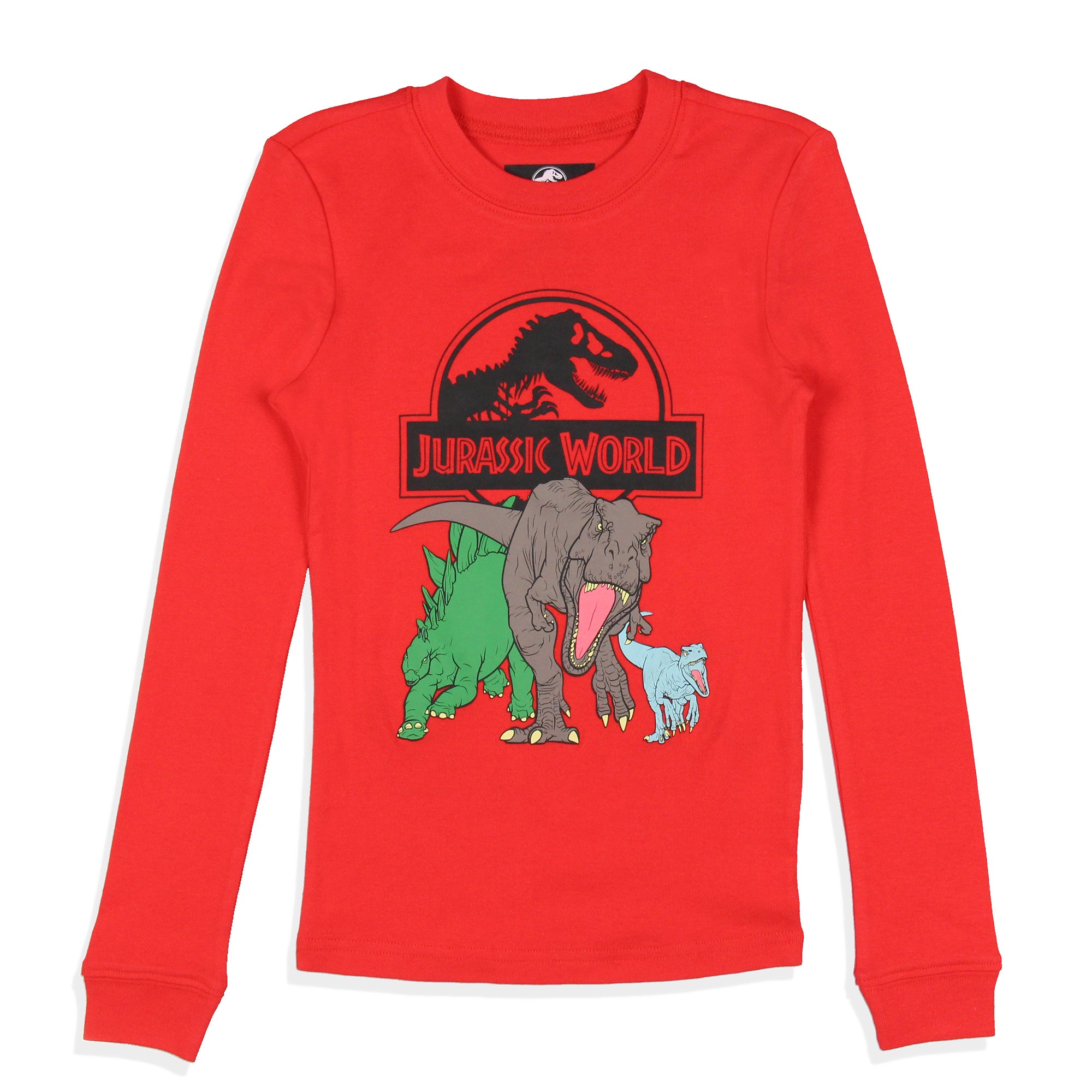 Jurassic World Boys' Movie Film Park Logo Tight Fit Sleep Pajama Set