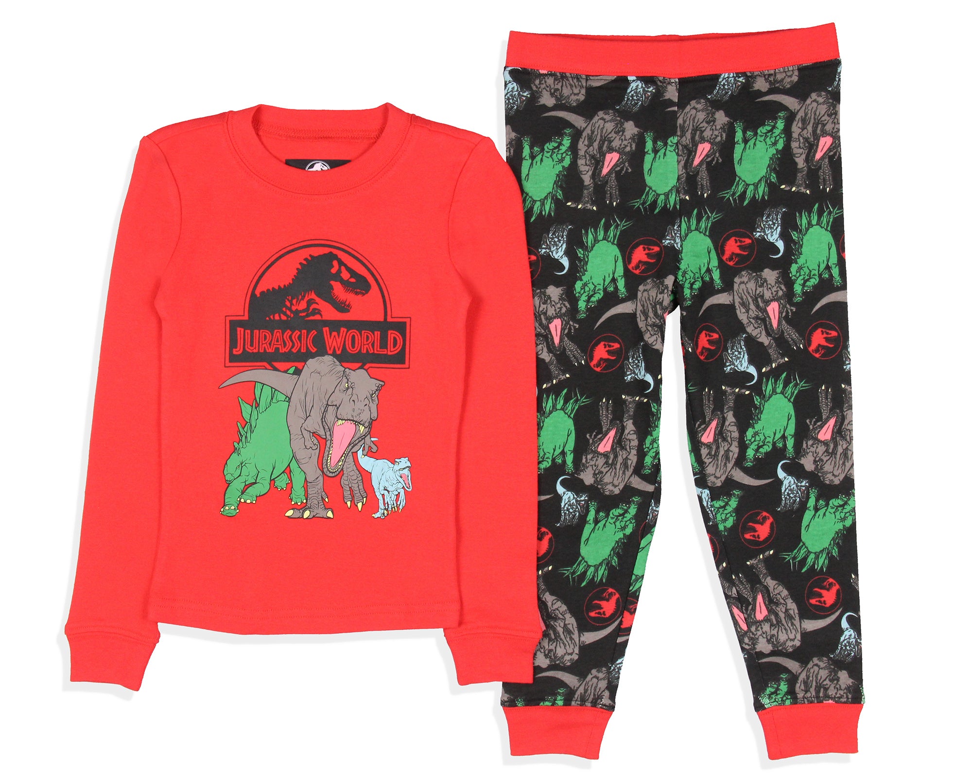 Jurassic World Toddler Boys' Movie Film Park Tight Fit Sleep Pajama Set