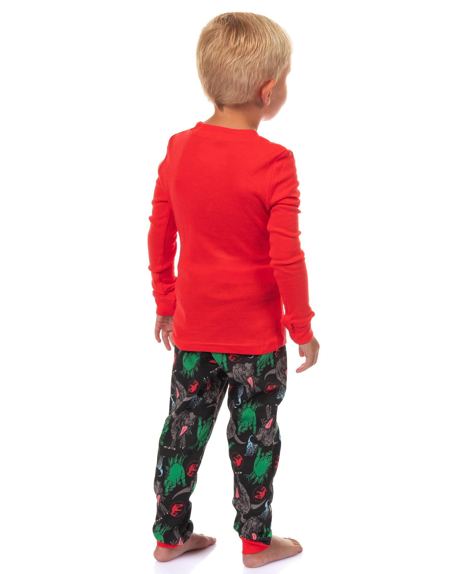Jurassic World Toddler Boys' Movie Film Park Tight Fit Sleep Pajama Set